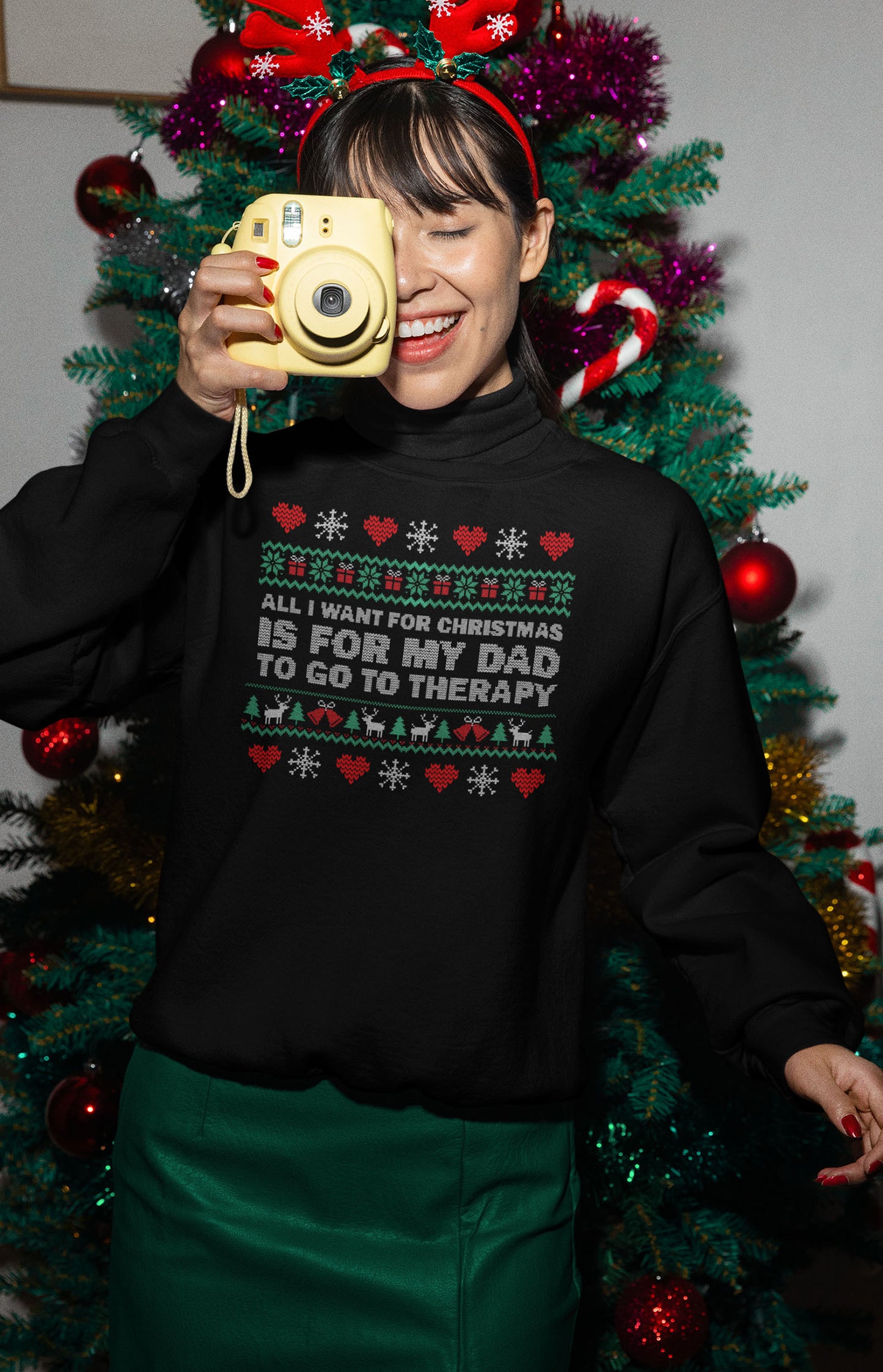 Ugly Christmas Sweater - All I want for Christmas