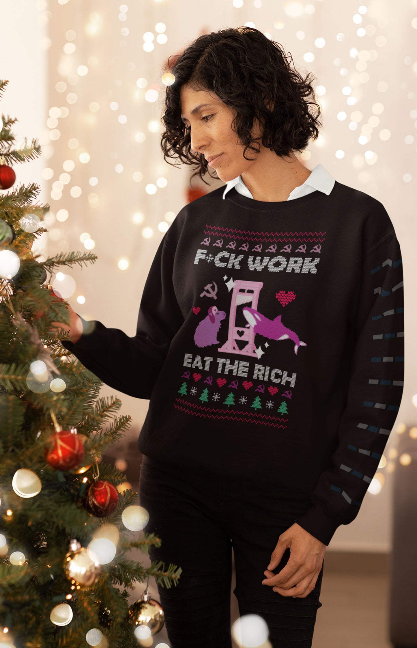 Unisex crewneck sweatshirt - Boil the rich