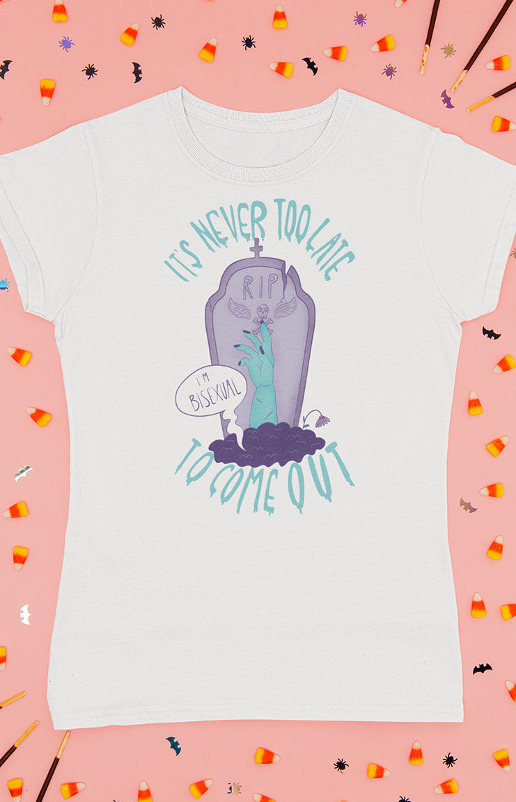 Never too late - T-shirt unisex bio