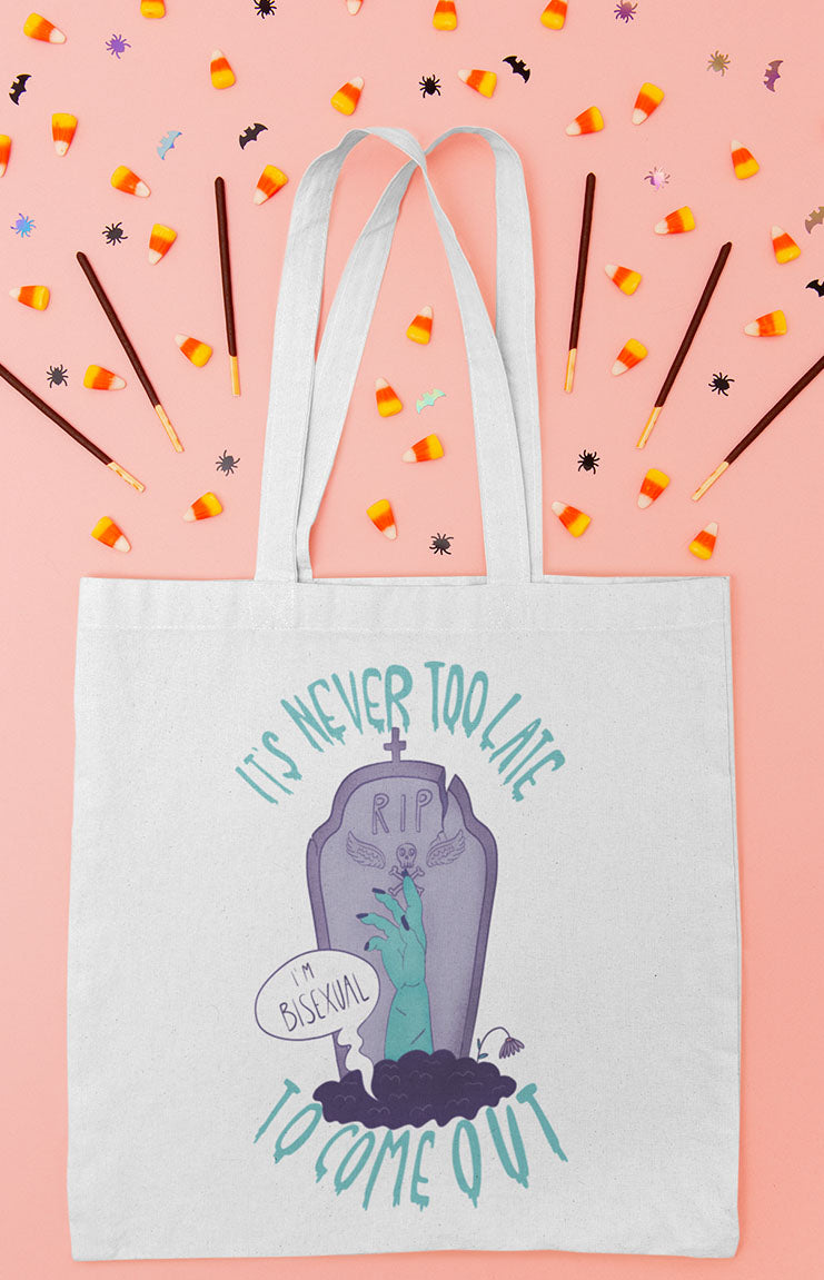 Tote bag - Never too late