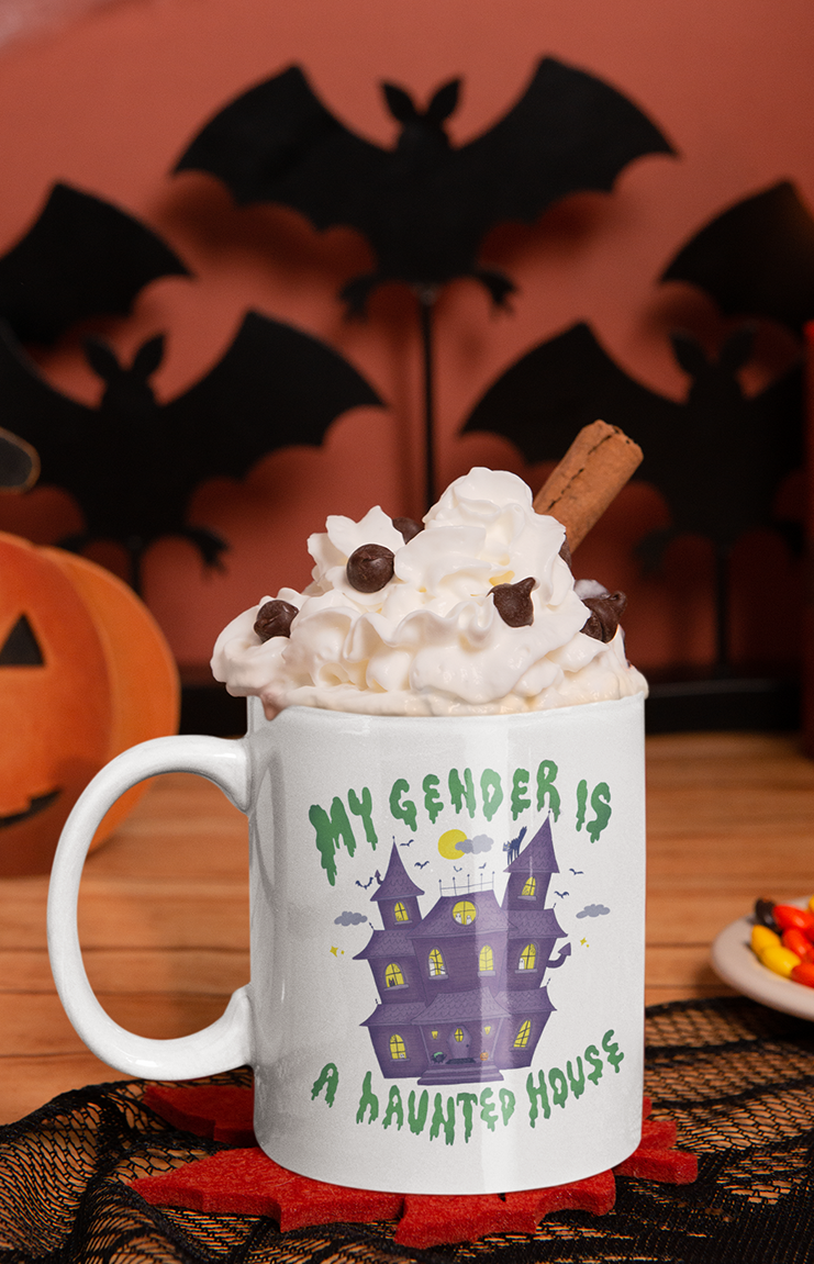Tazza in ceramica - My gender is a haunted house
