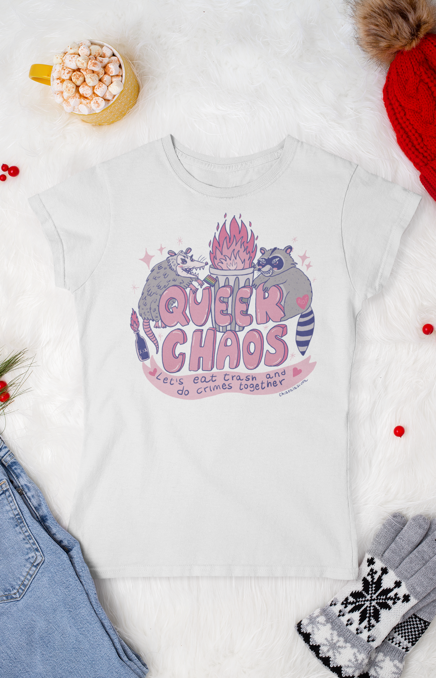 Queer chaos - T-shirt unisex bio