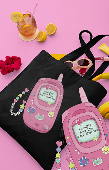 Non chiedere a chatGPT, chiedi alle ame - Tote bag in cotone biologico