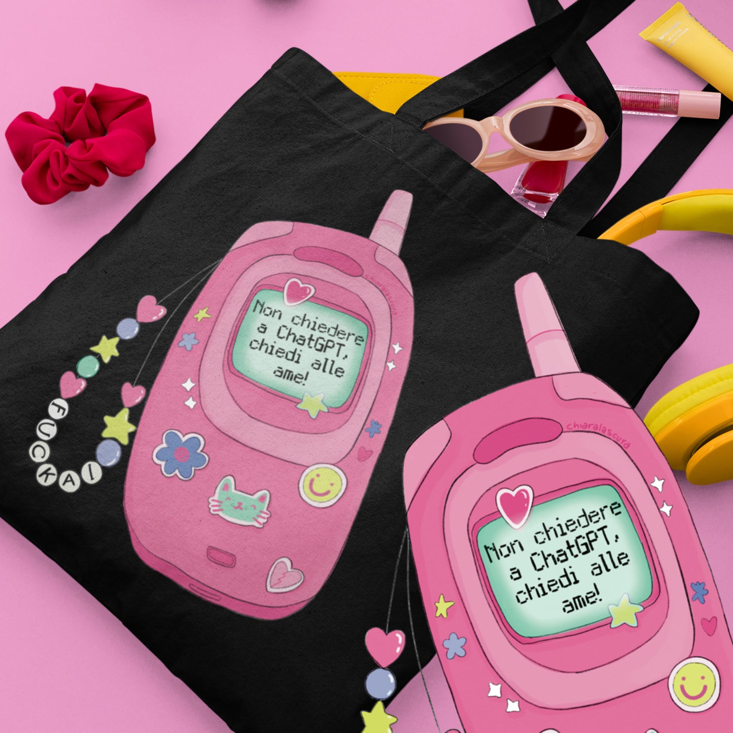 Non chiedere a chatGPT, chiedi alle ame - Tote bag in cotone biologico