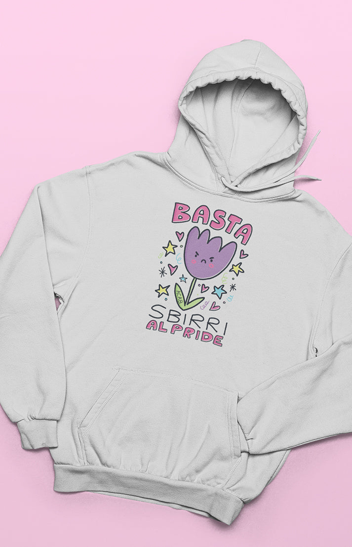 Felpa unisex con cappuccio - Basta sbirri al Pride
