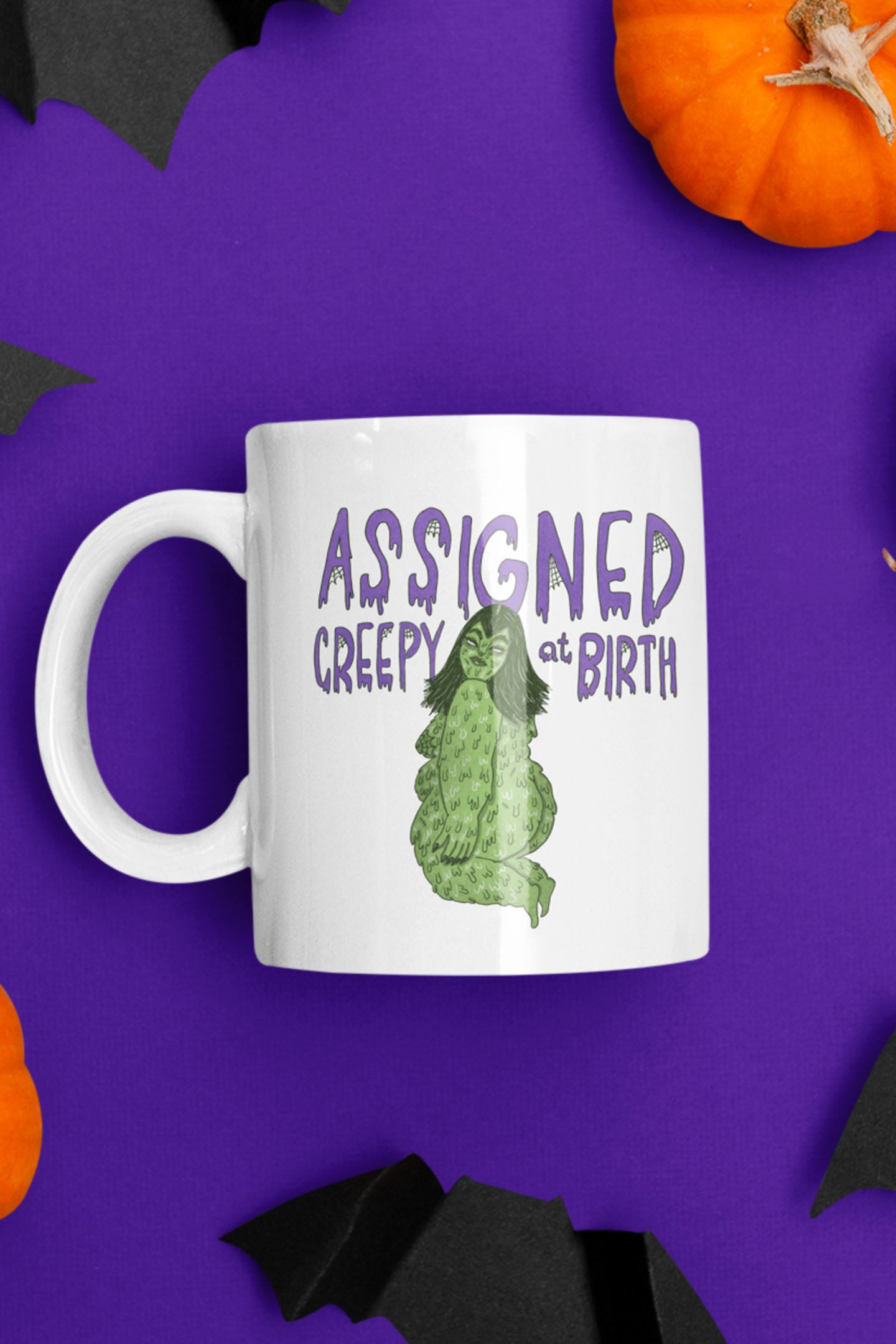 Tazza in ceramica - Assigned creepy at birth
