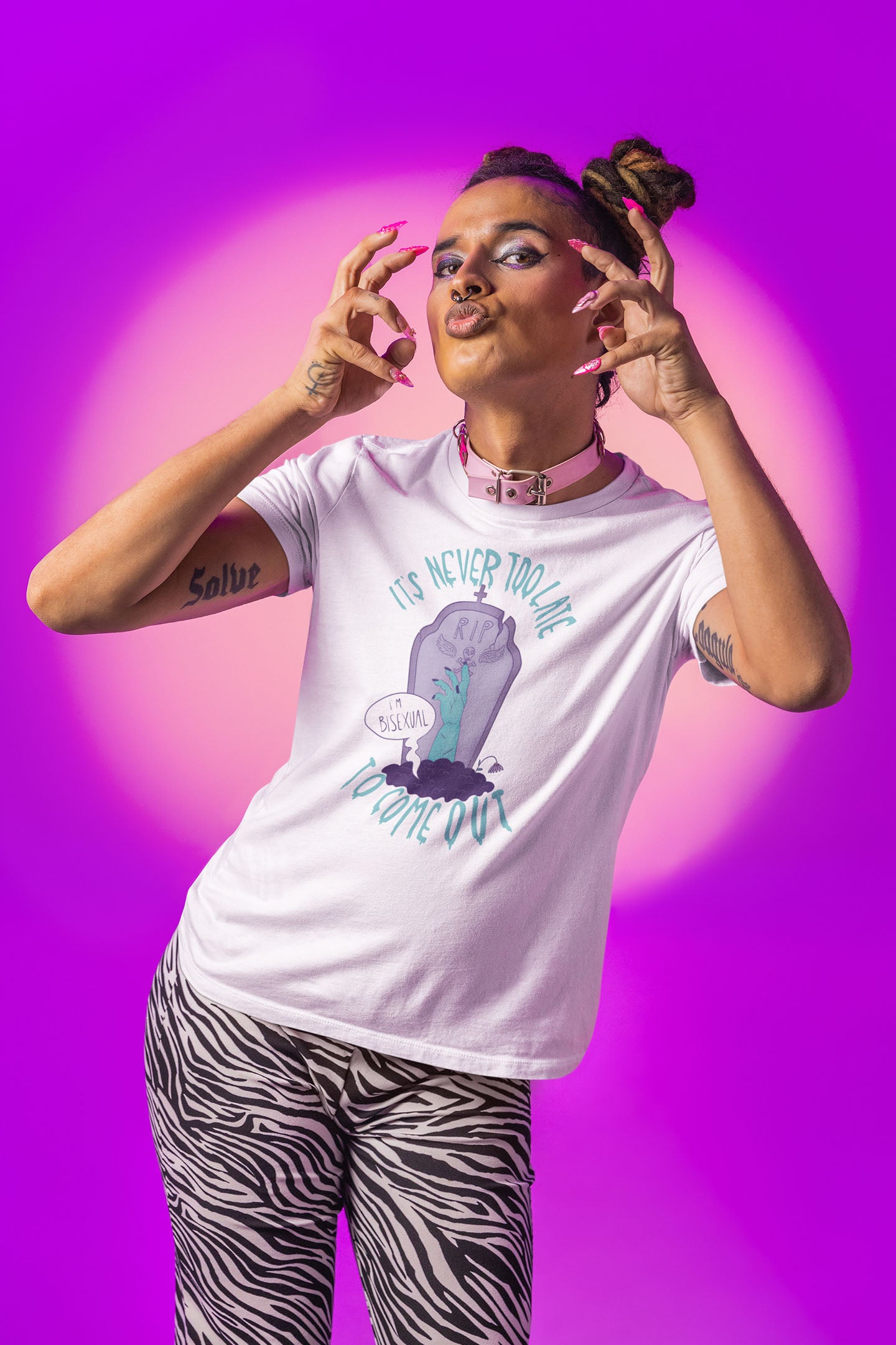 Never too late - T-shirt unisex bio
