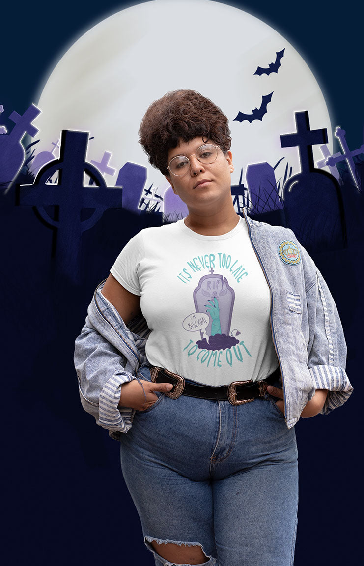 Never too late - T-shirt unisex bio