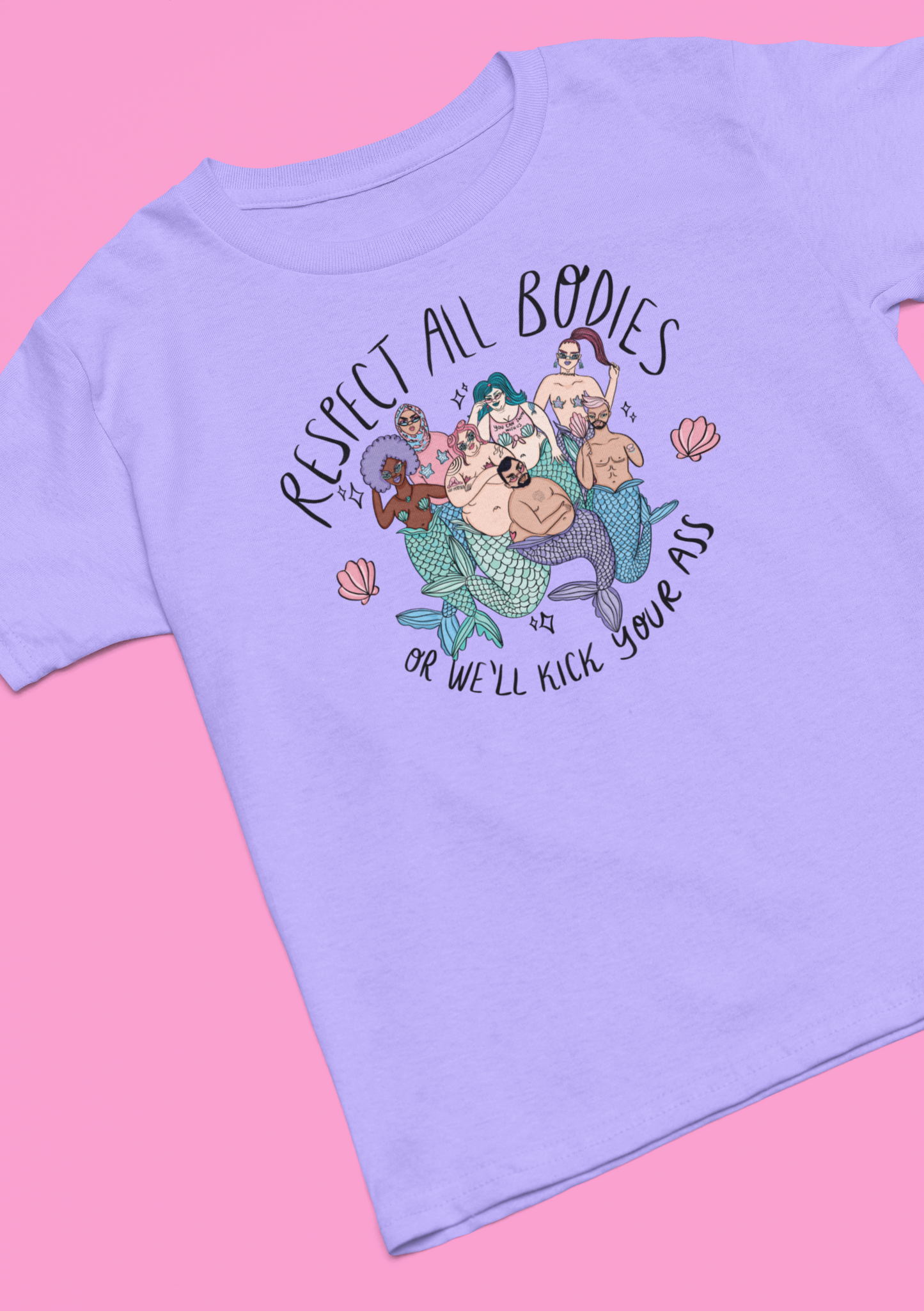 Body Positive Mermaids - Organic unisex t-shirt