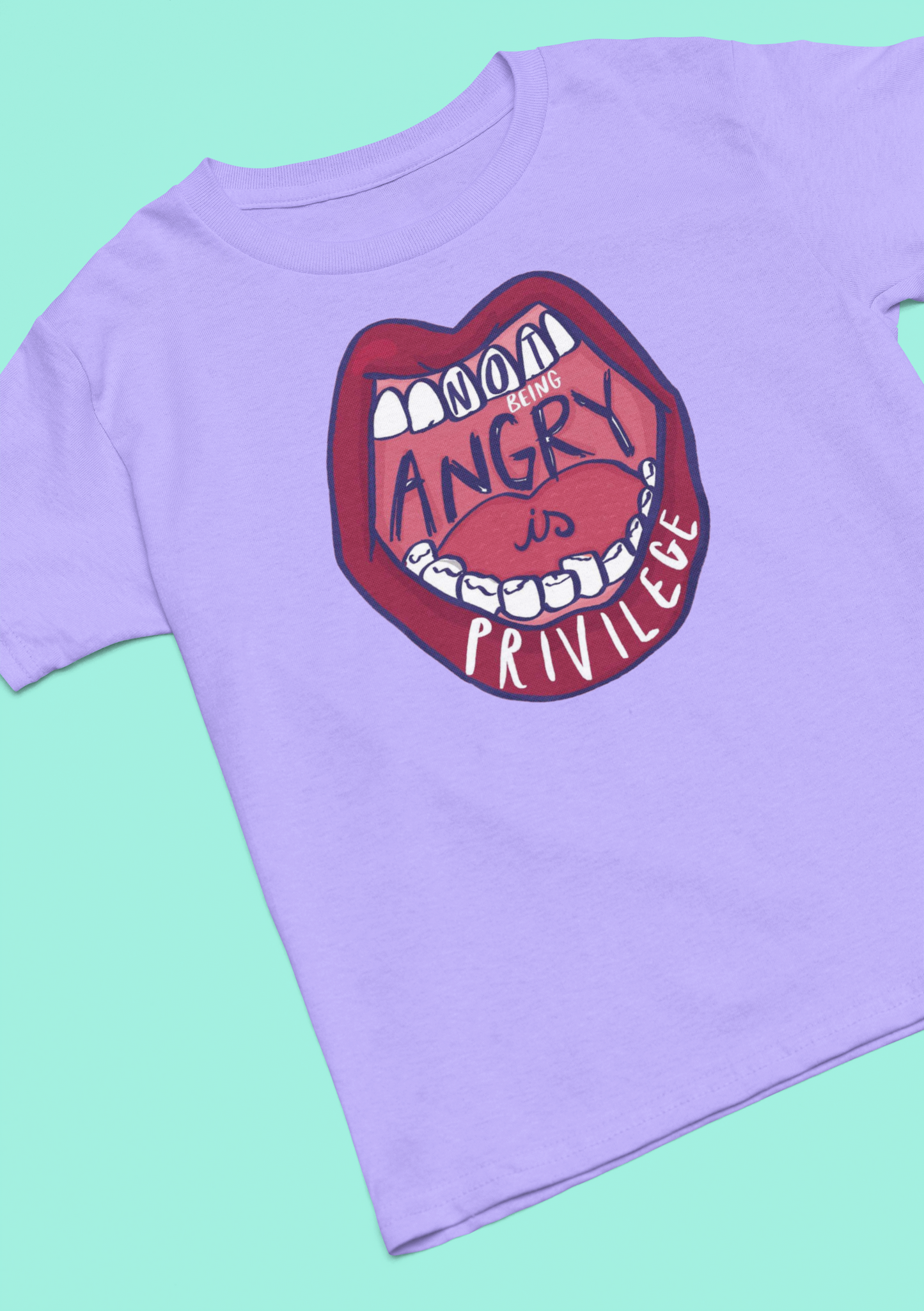 Not being angry is privilege - Organic unisex t-shirt