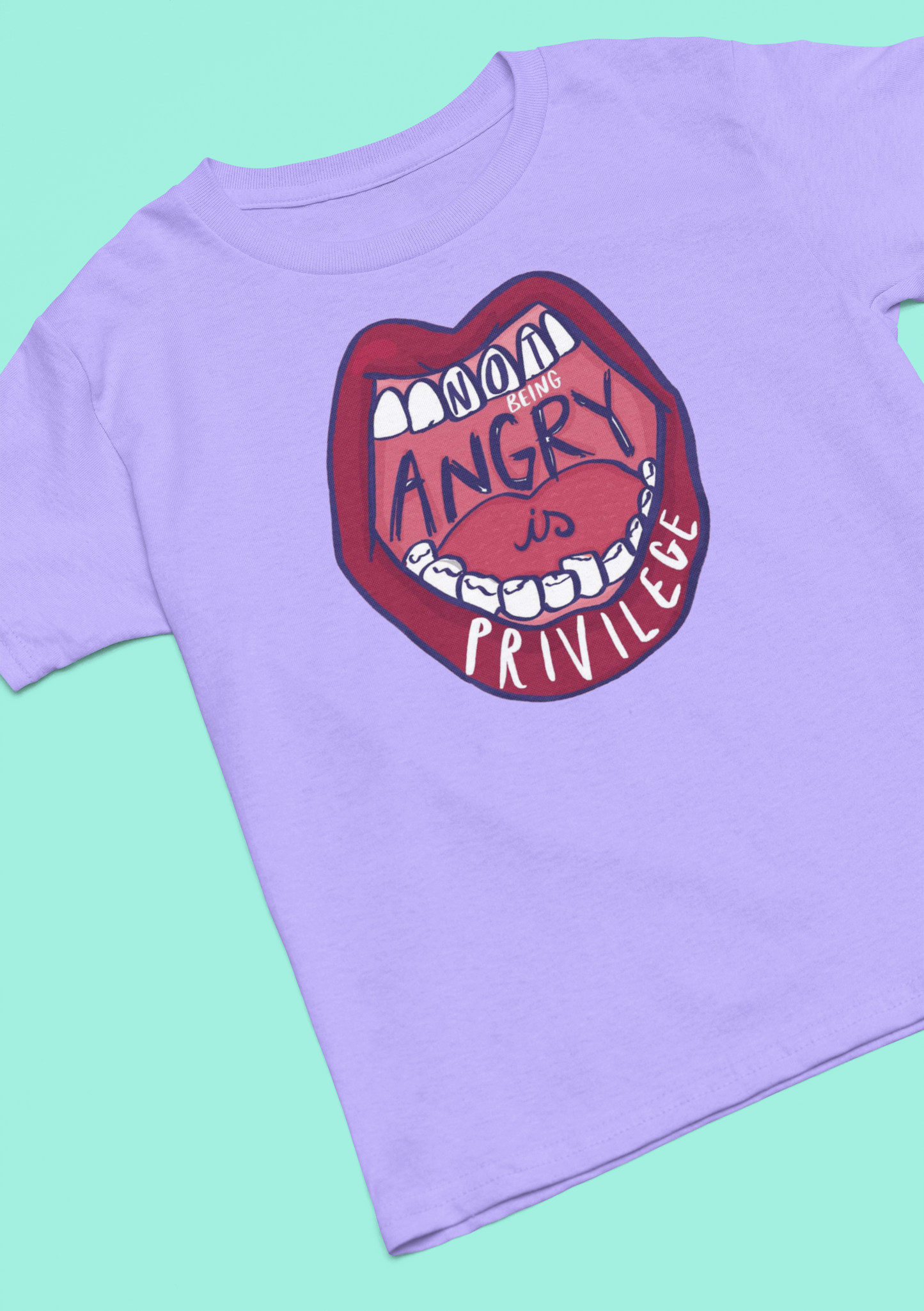 Not being angry is privilege - T-shirt unisex in cotone biologico