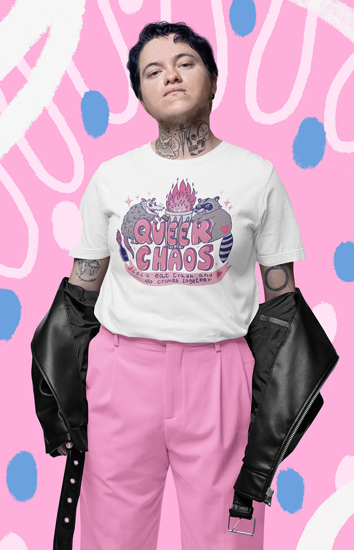 Queer chaos - T-shirt unisex bio