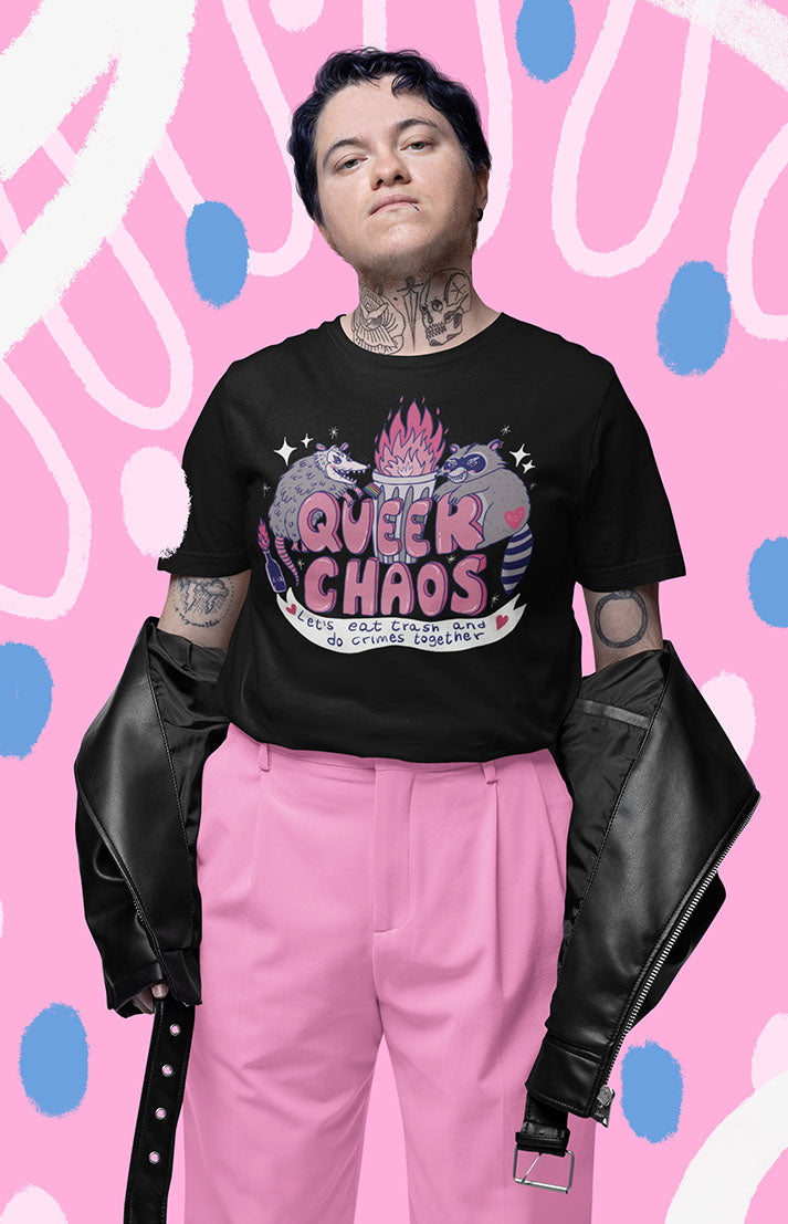 Queer chaos - T-shirt unisex bio