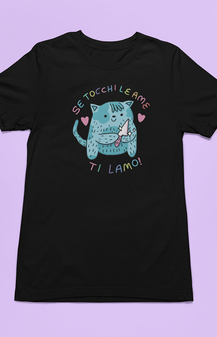 Se tocchi le ame ti lamo - T-shirt unisex in cotone biologico - Collezione Pride