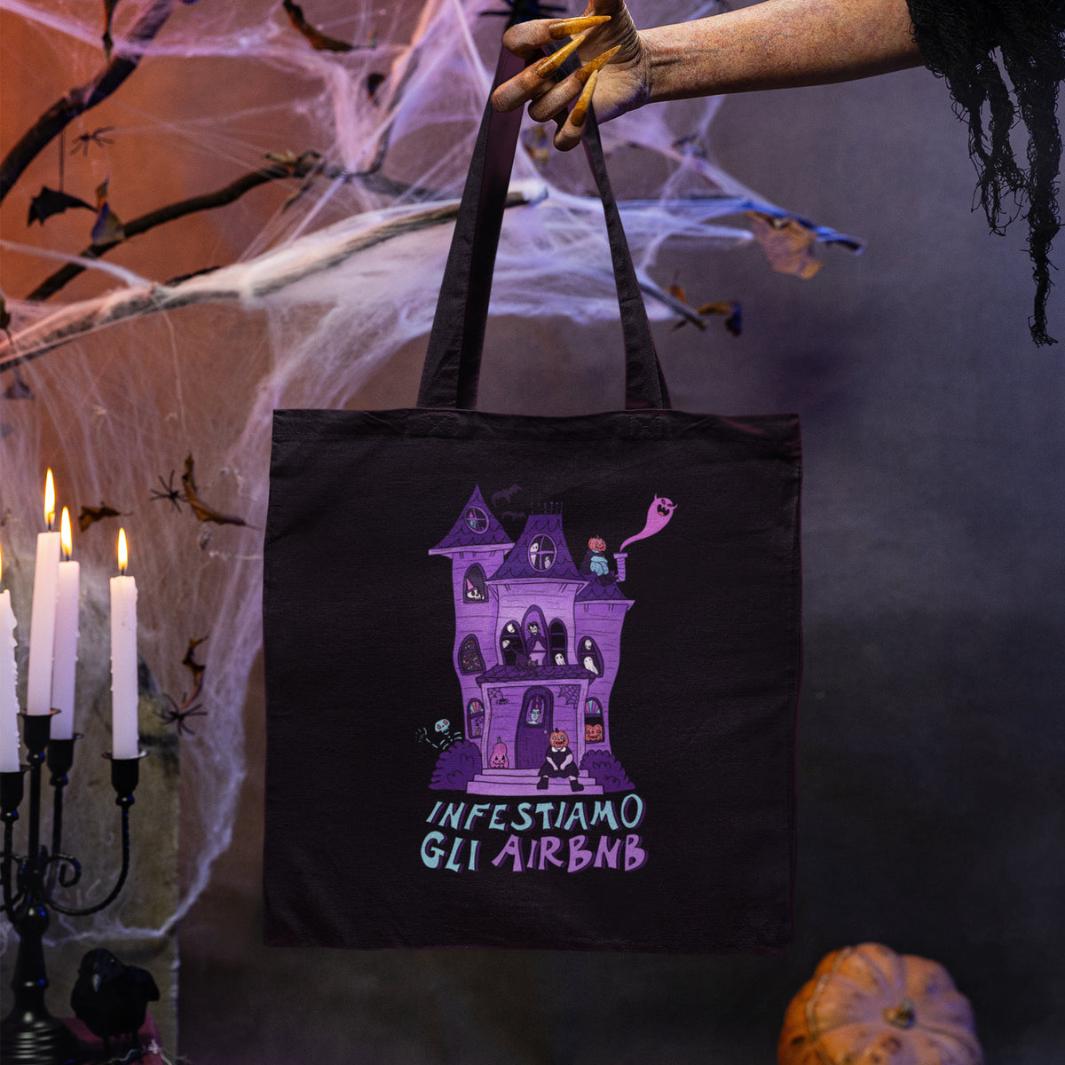 Tote bag - Infestiamo gli Airbnb