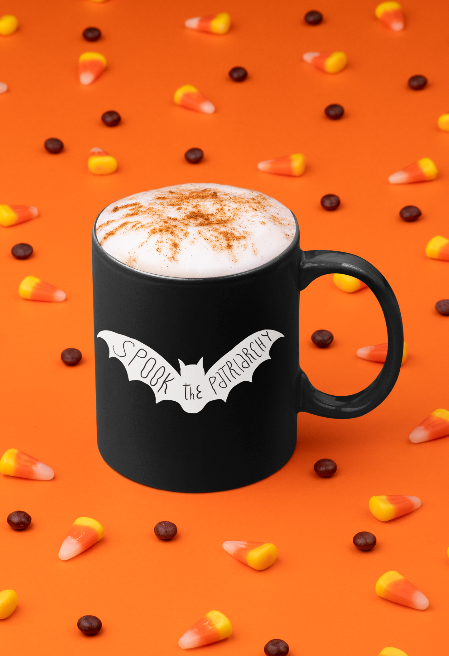 Ceramic mug - Spook the patriarchy bat