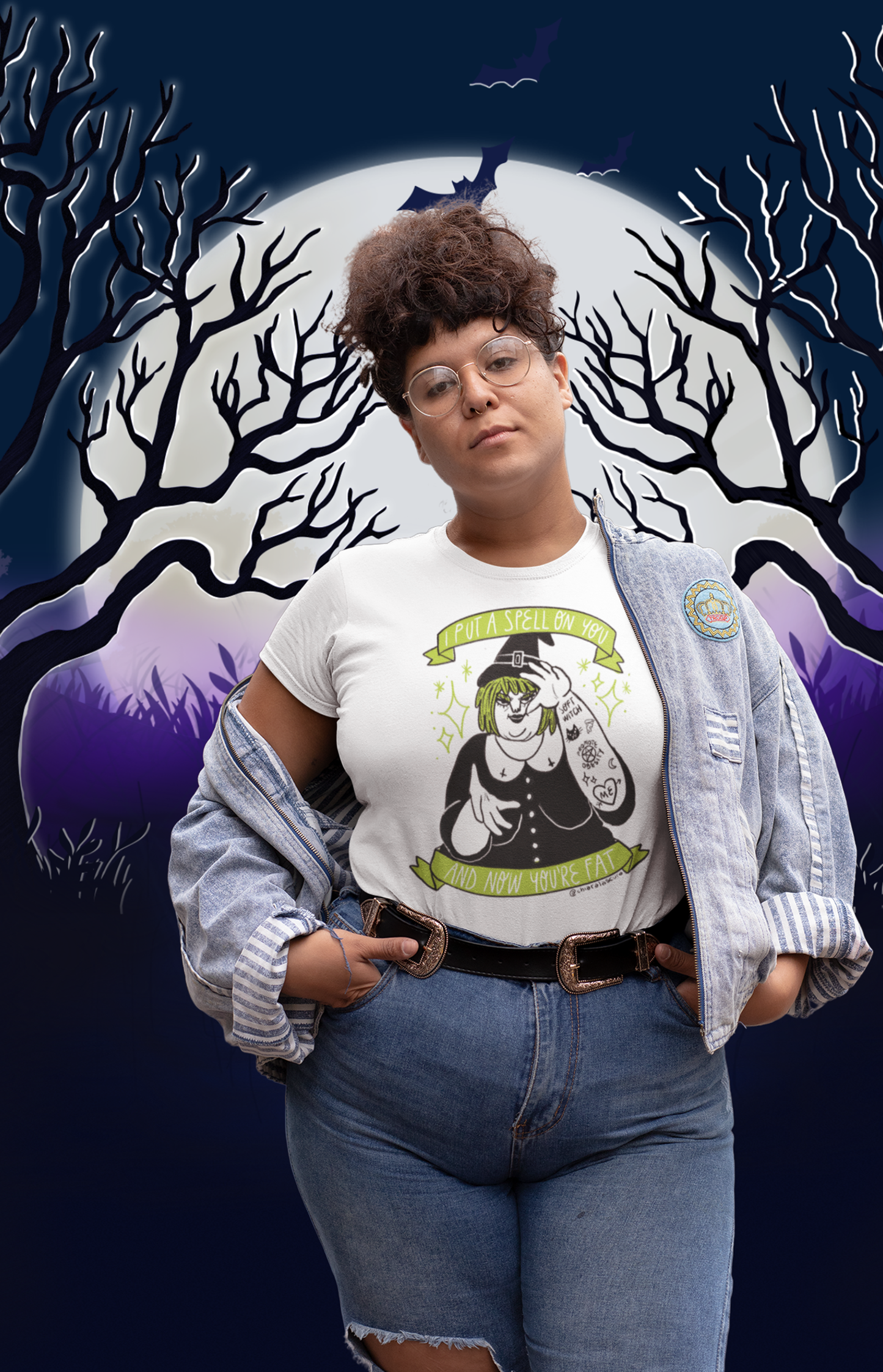 I put a spell on you - T-shirt unisex in cotone biologico