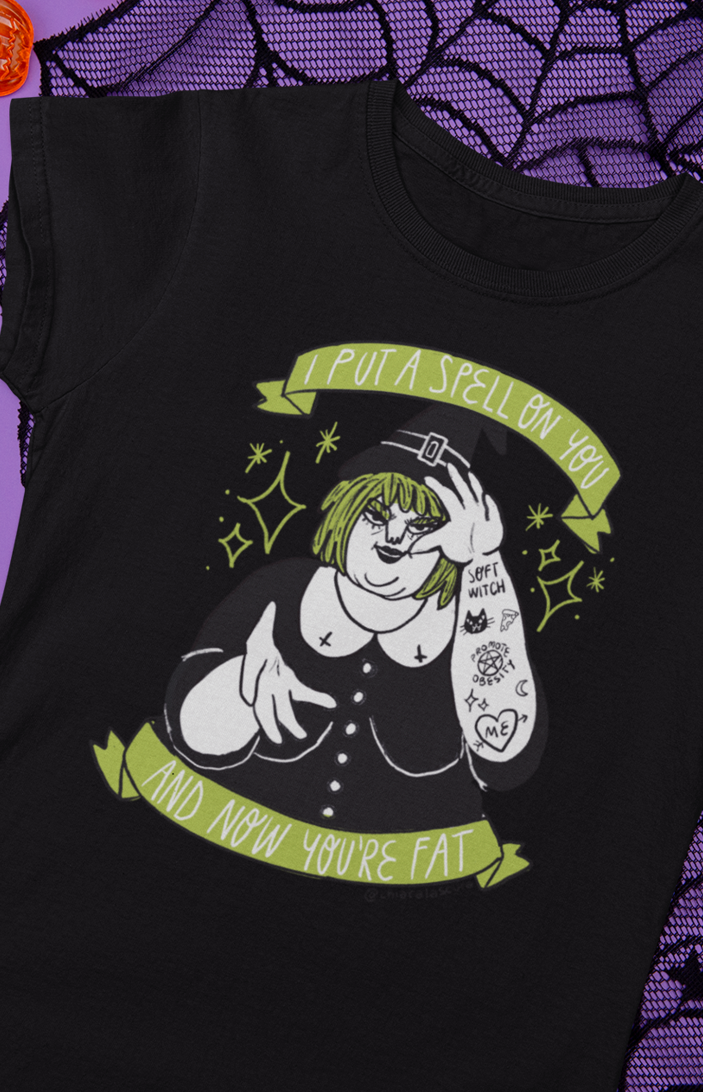 I put a spell on you - T-shirt unisex in cotone biologico