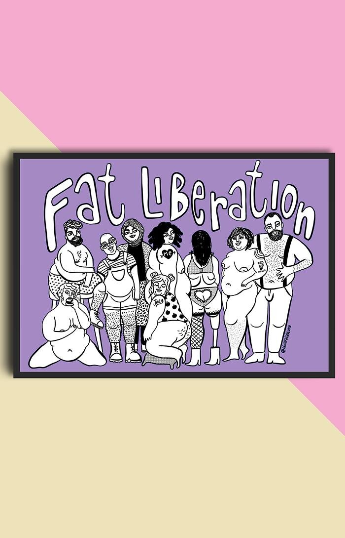Art print -Fat liberation