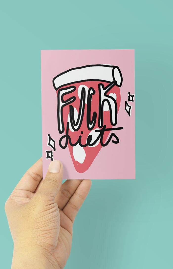 Illustrated postcards