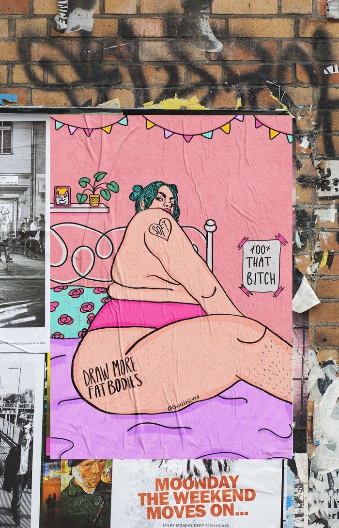 Art print - Draw more fat bodies