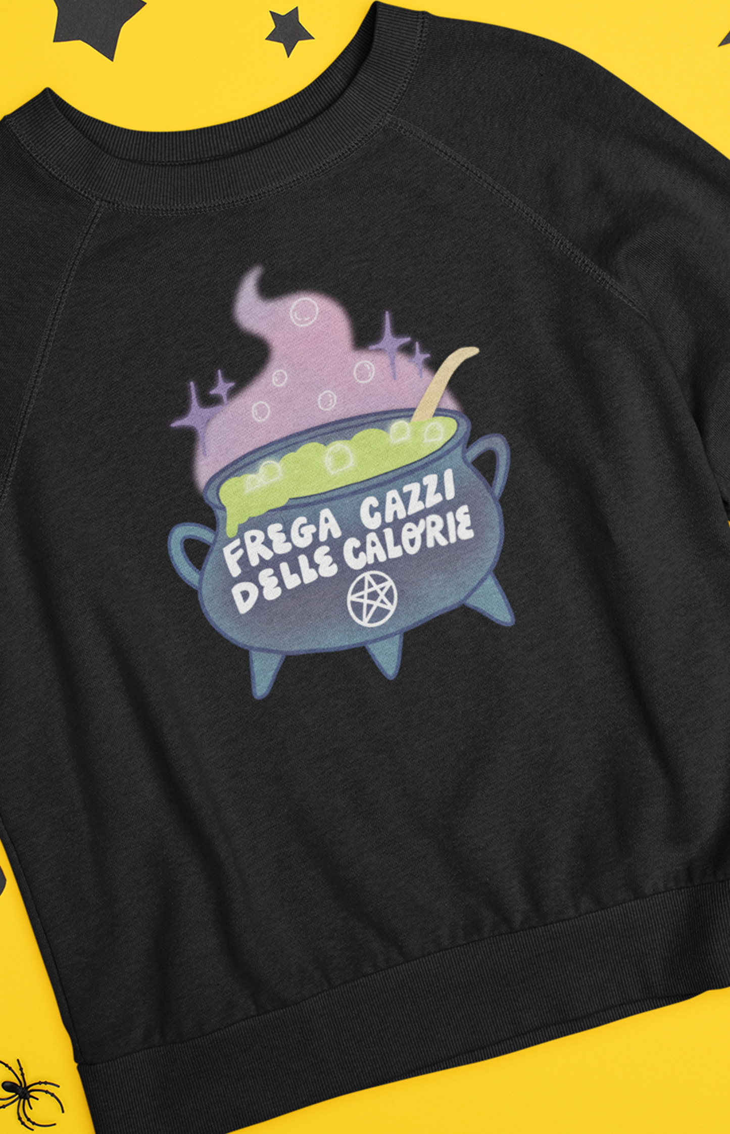Felpa unisex a girocollo - IDGAF about calories