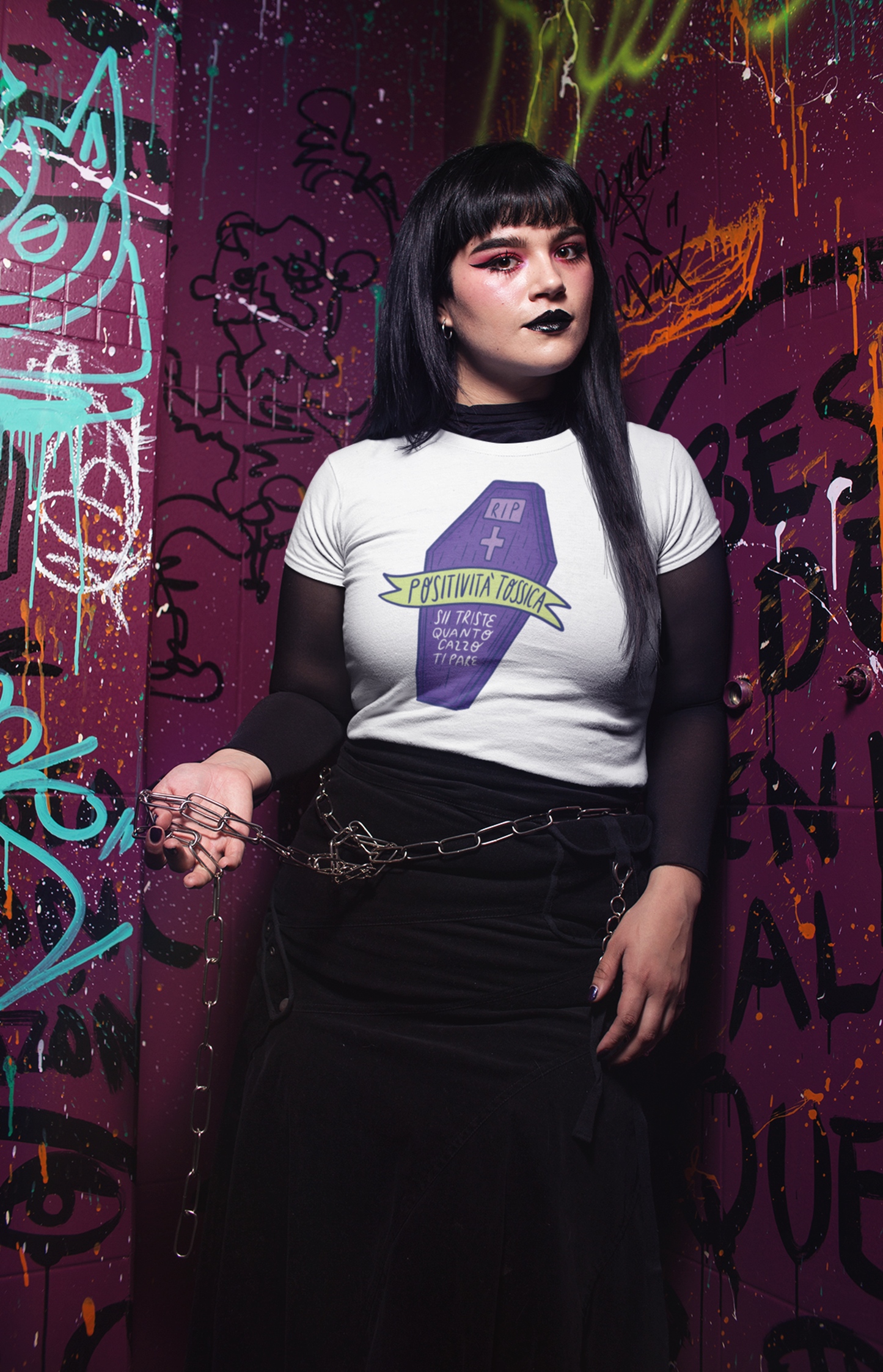 RIP positività tossica - T-shirt unisex in cotone biologico