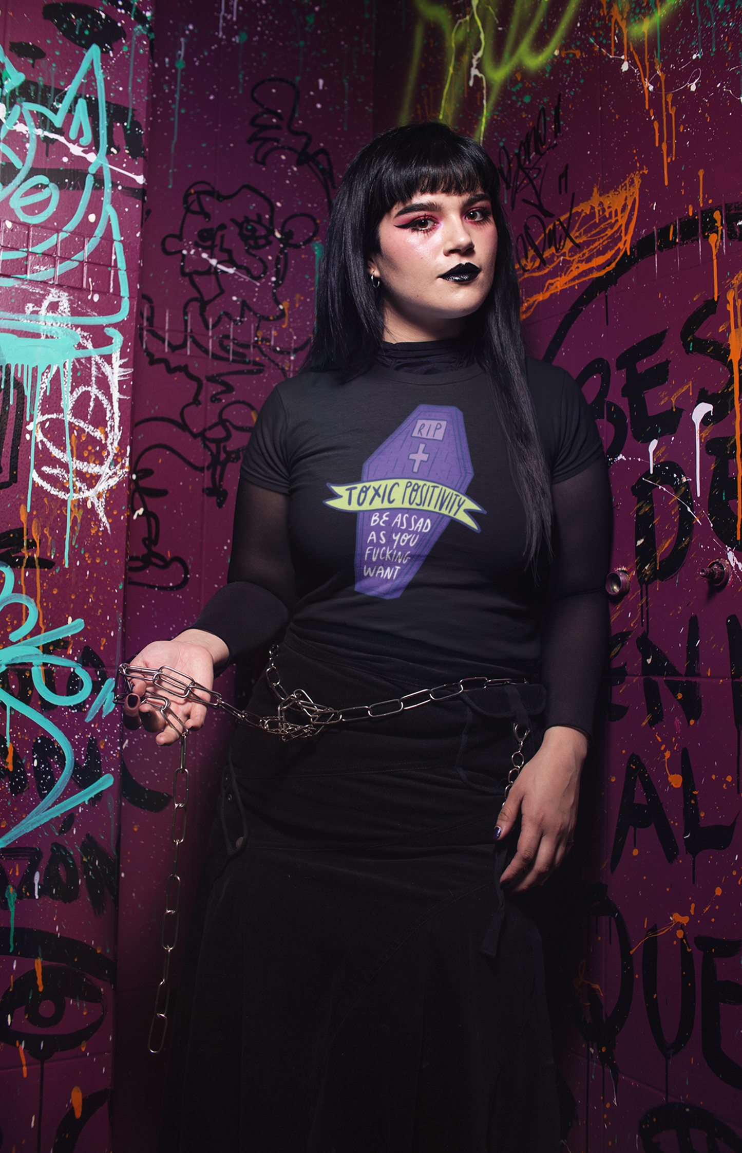 RIP positività tossica - T-shirt unisex in cotone biologico