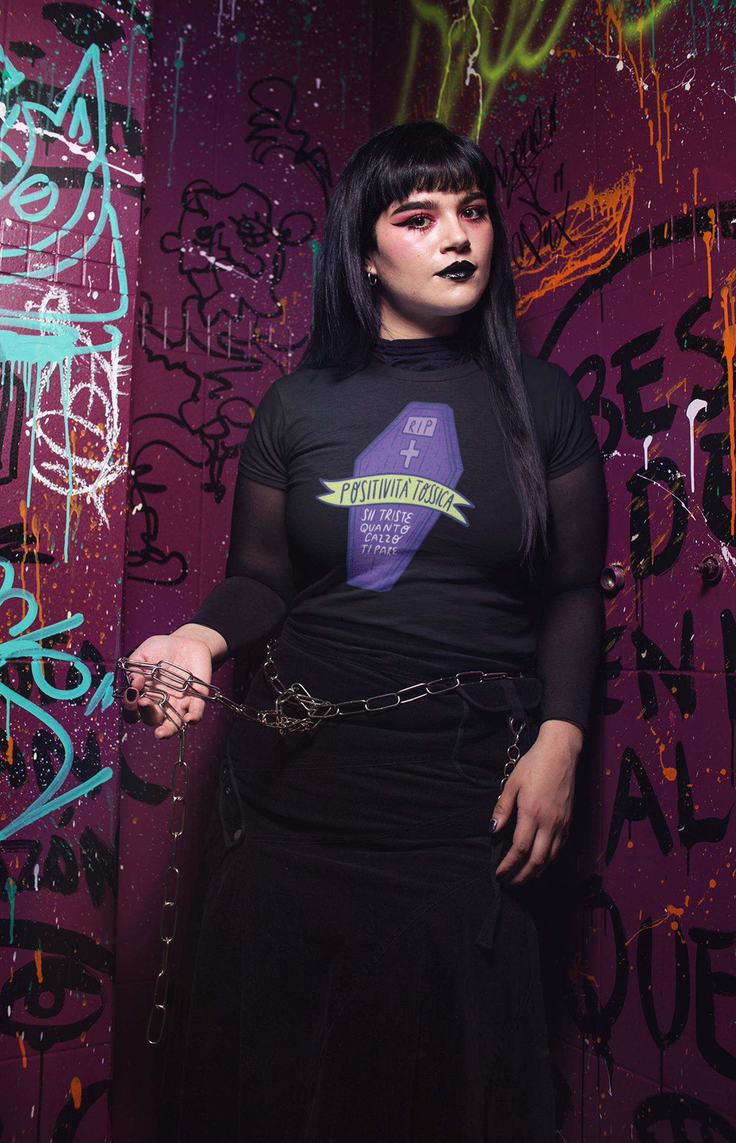 RIP positività tossica - T-shirt unisex in cotone biologico