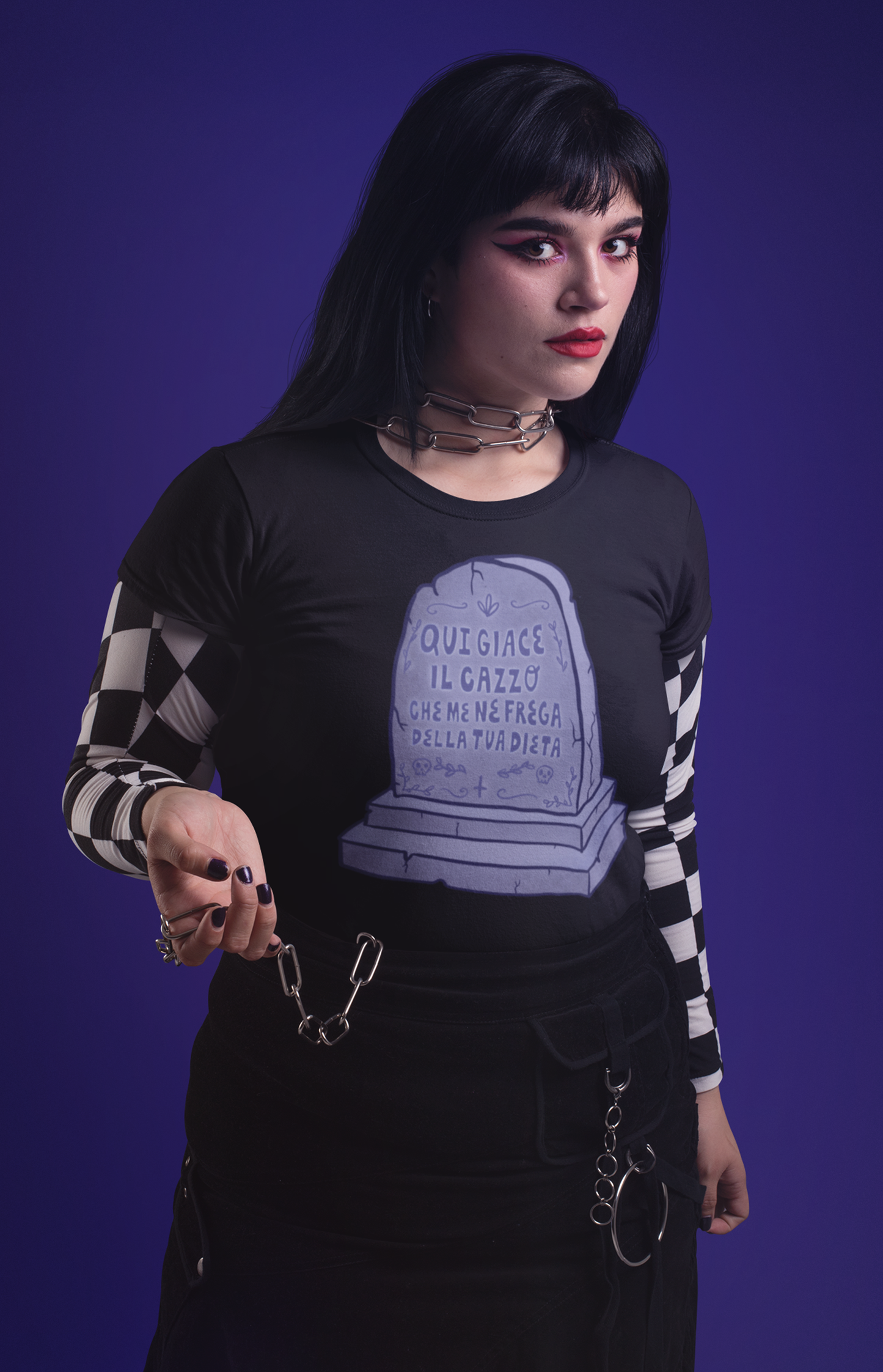 Qui giace - T-shirt unisex in cotone biologico