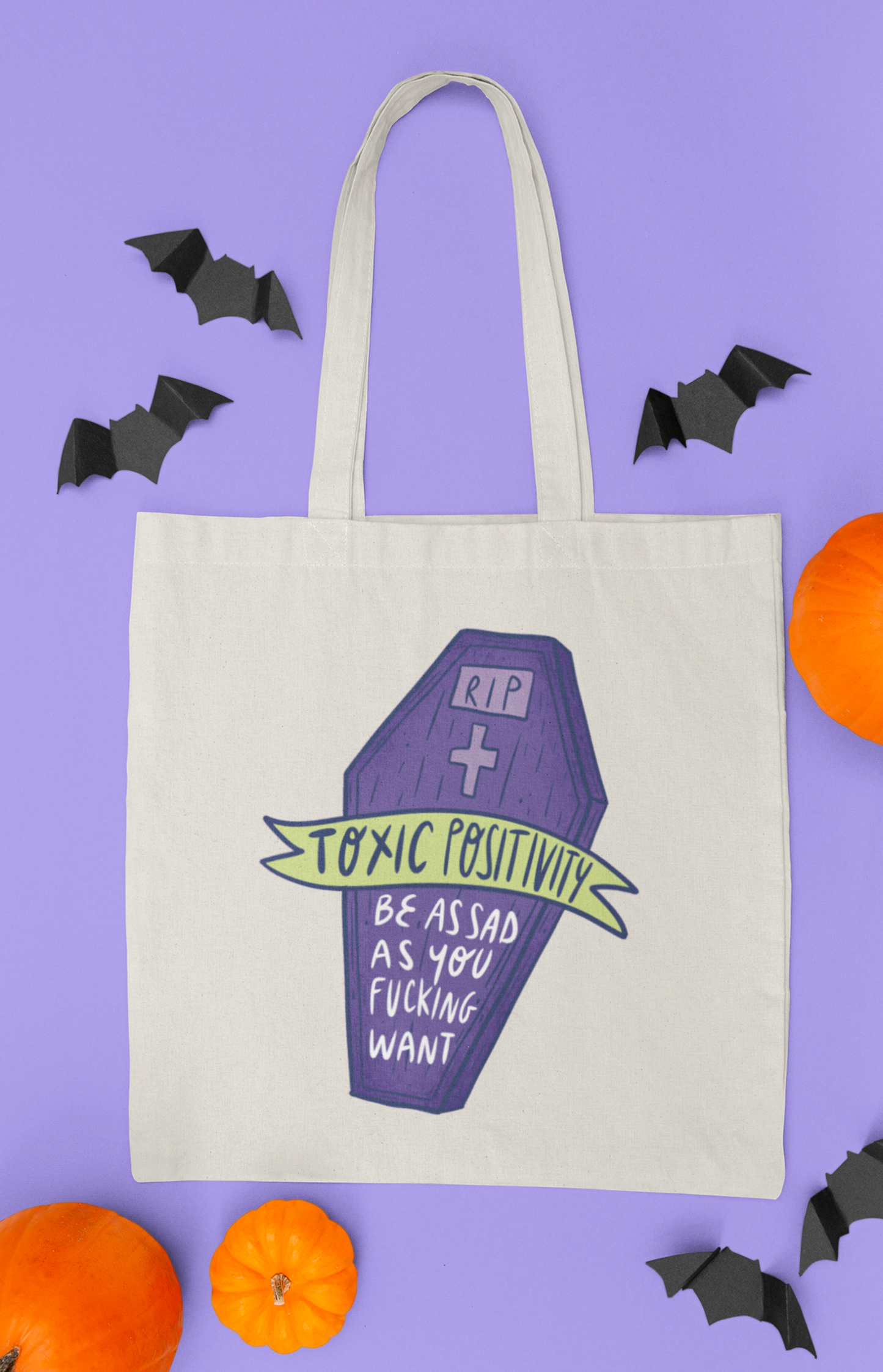 Tote bag - RIP toxic positivity