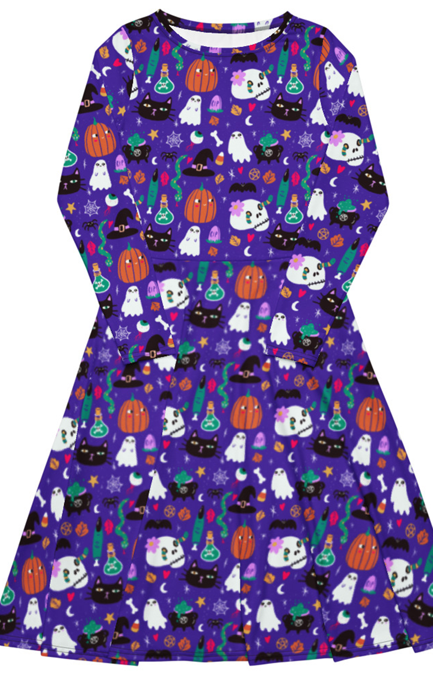 Vestito a maniche lunghe con tasche - Spooky