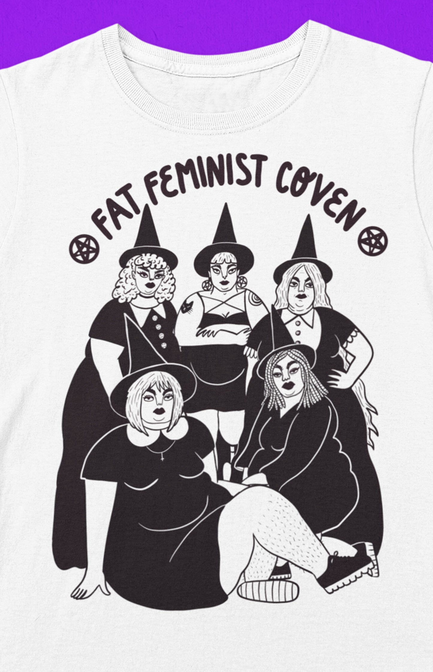 Fat feminist coven - Unisex organic t-shirt