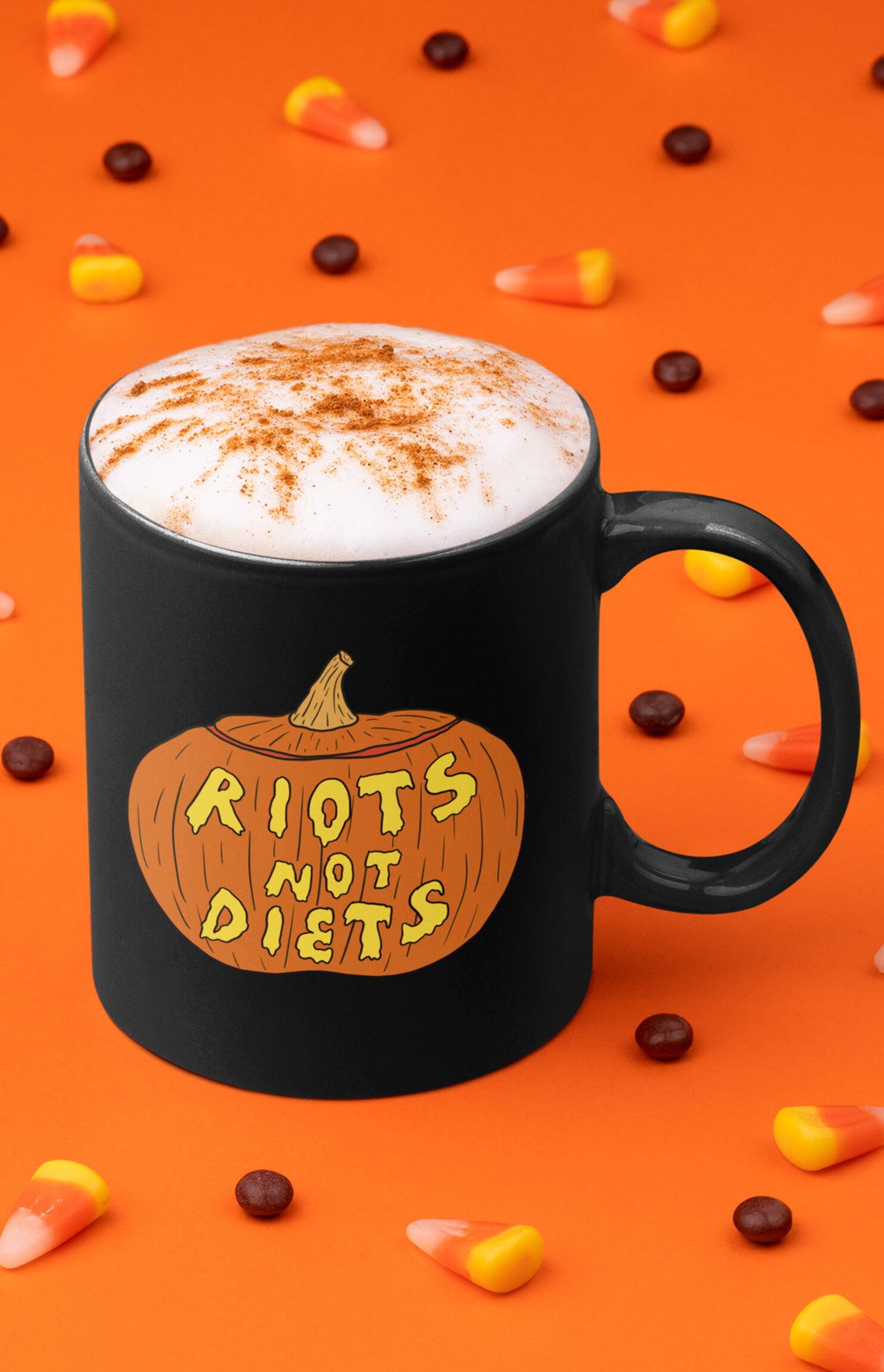 Ceramic mug - Riots not diets