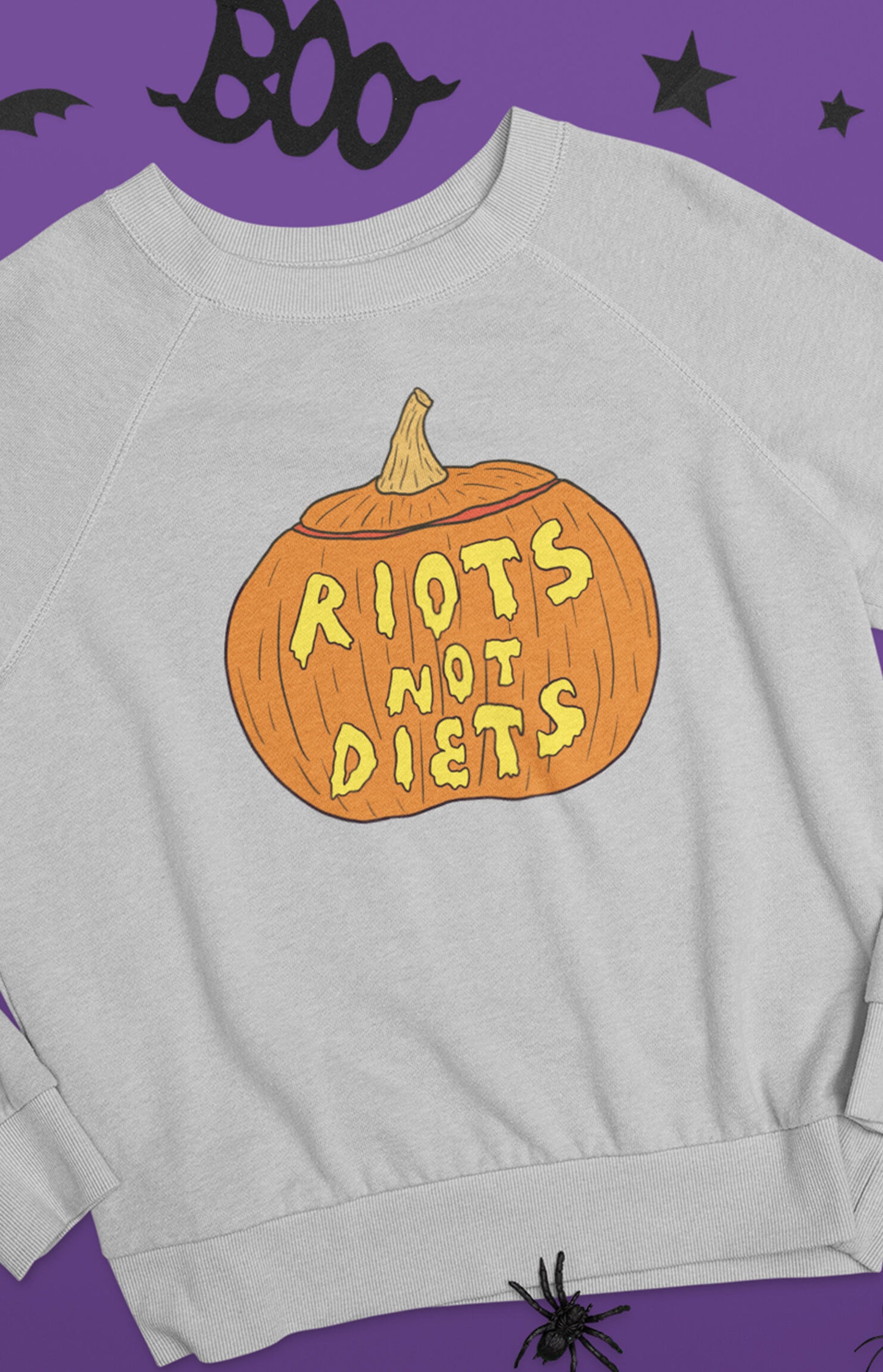 Unisex crewneck sweatshirt - Riots not diets