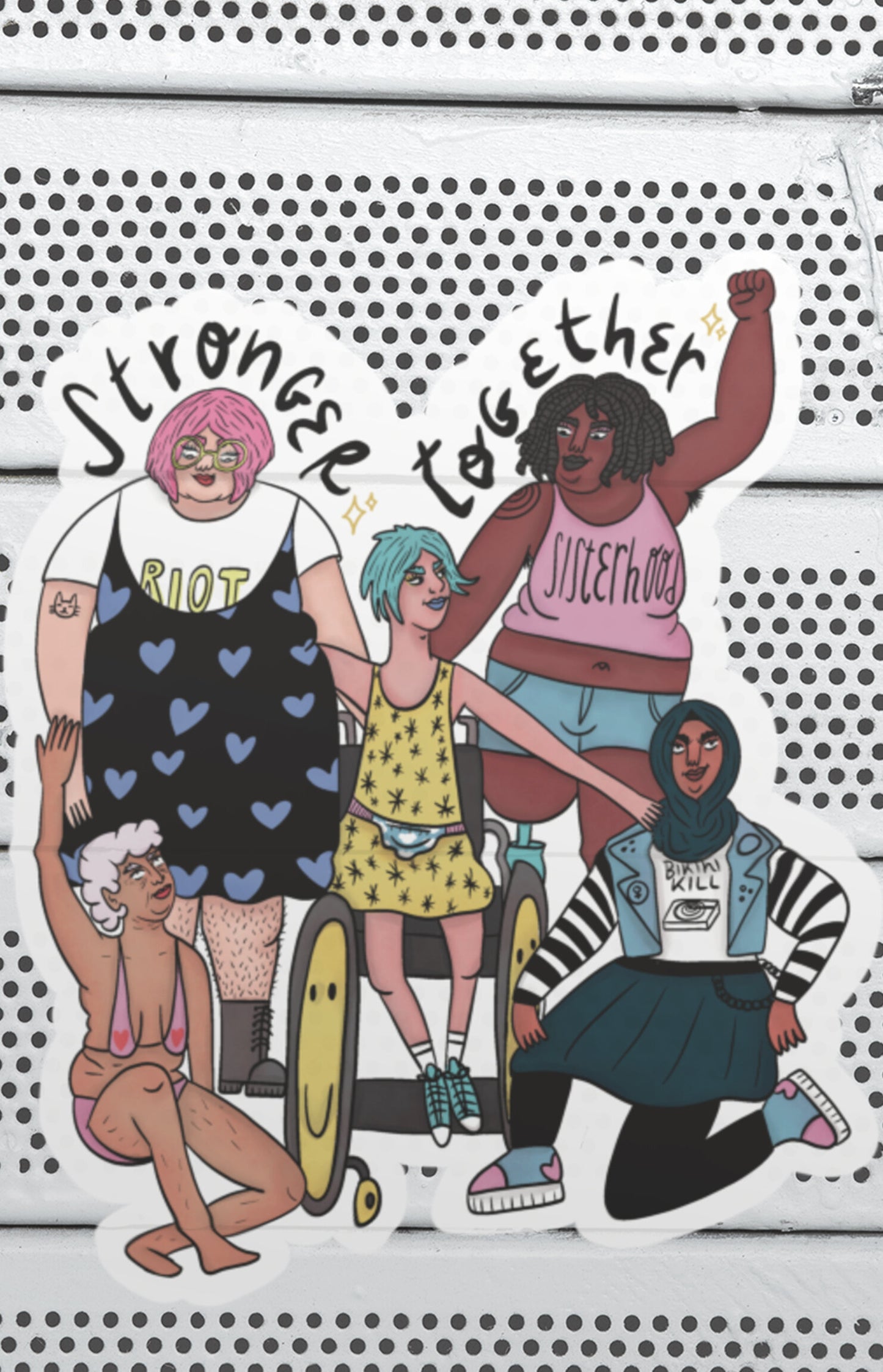 Stronger Together - sticker