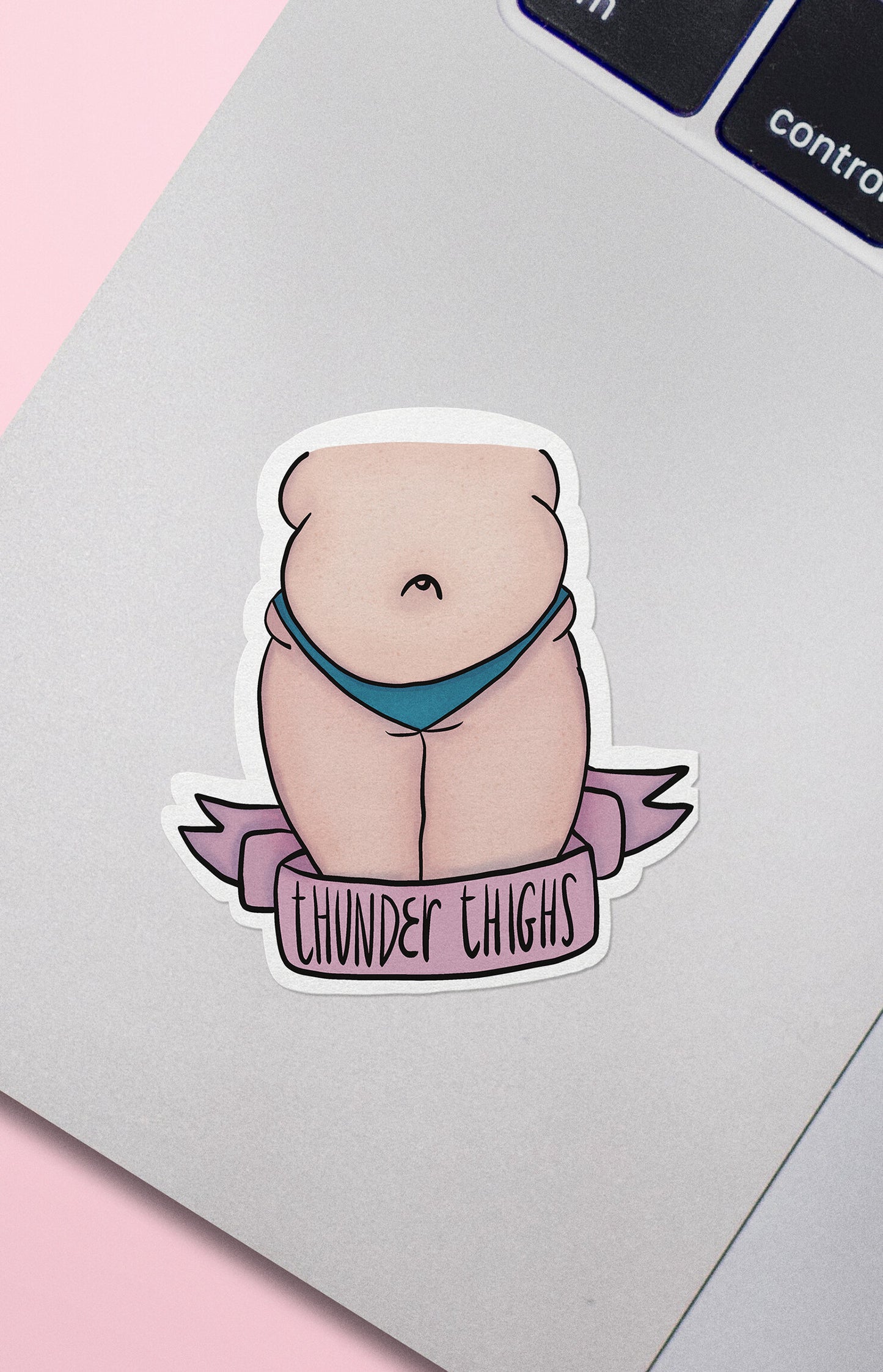 Thunder thighs - adesivo