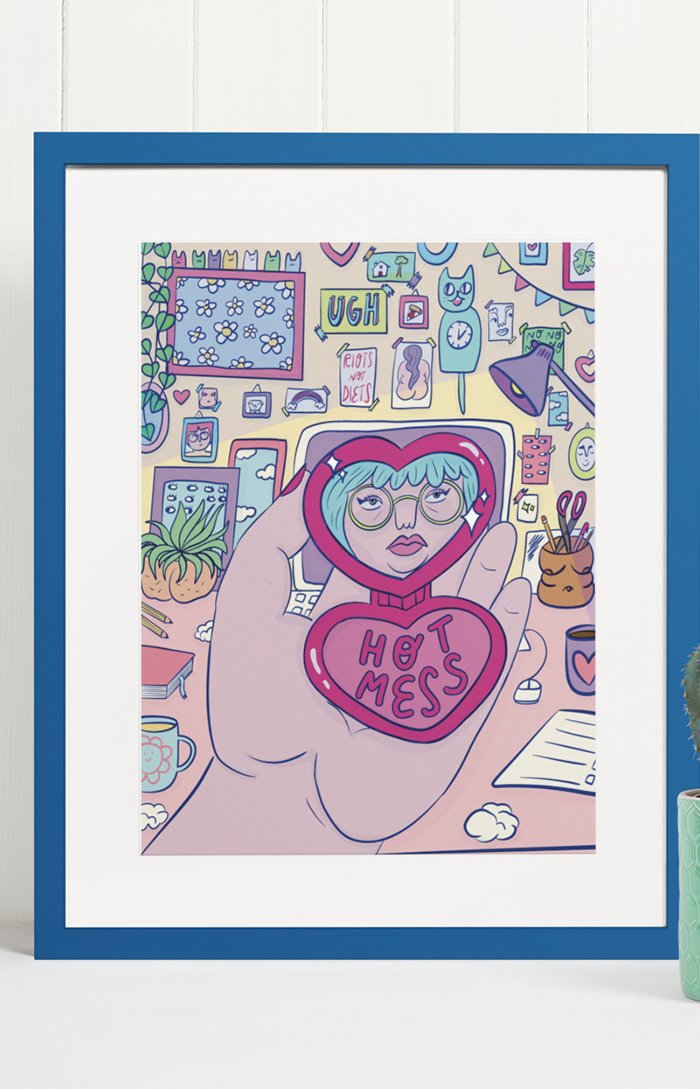 Art print - Hot mess