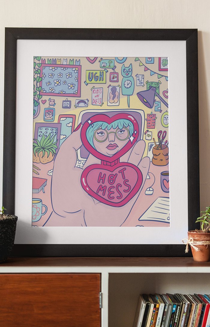 Art print - Hot mess