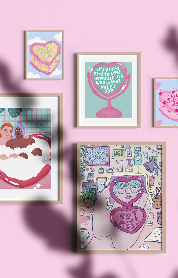 Art print - Hot mess