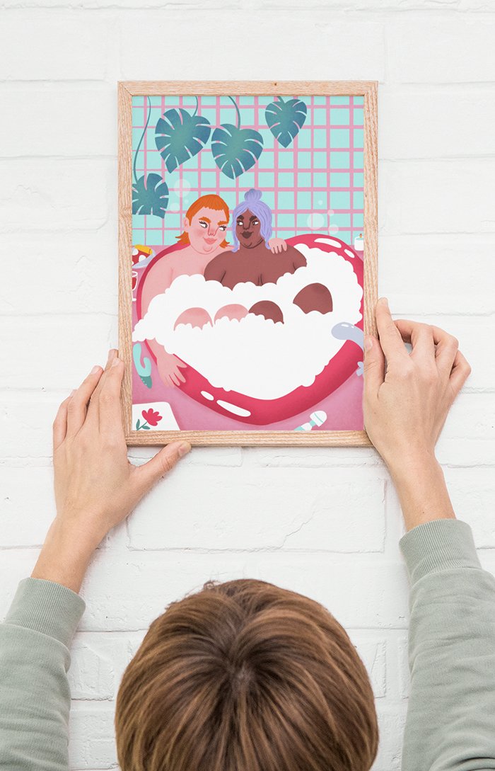 Art print - Hot thub