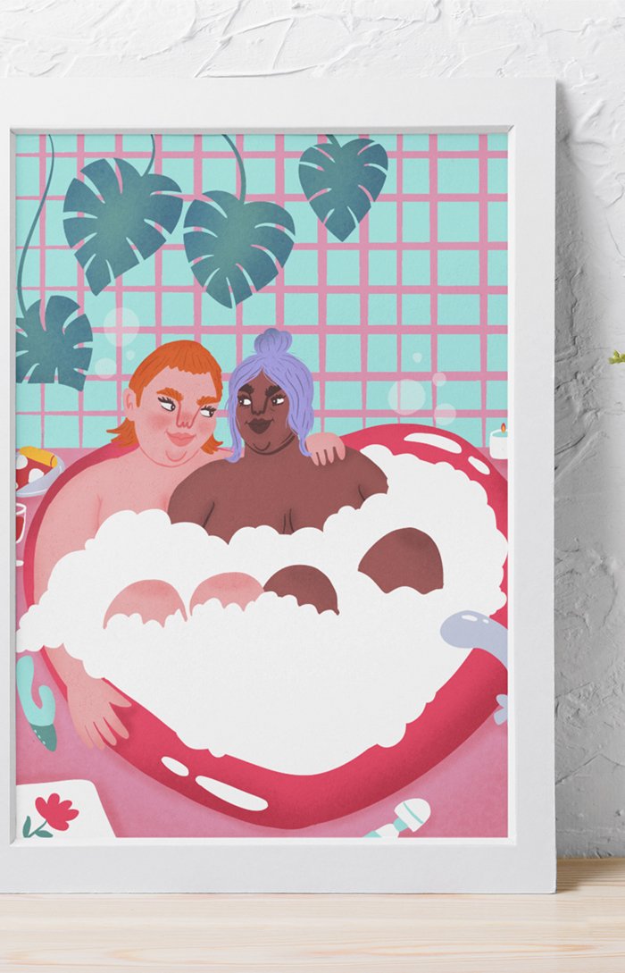 Art print - Hot thub