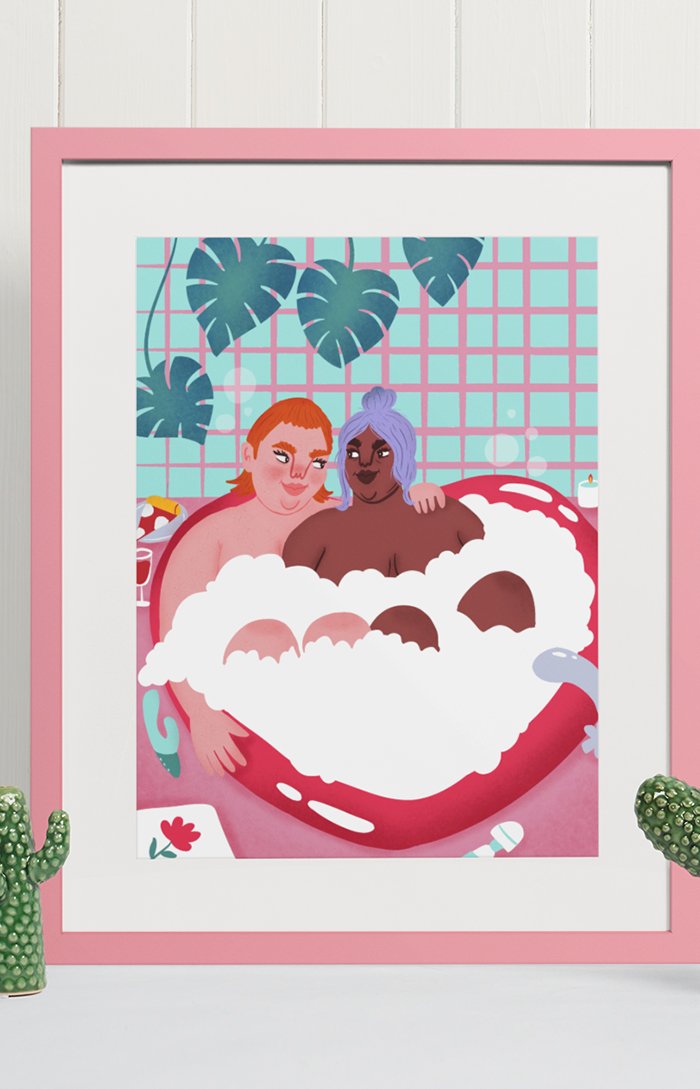 Art print - Hot thub