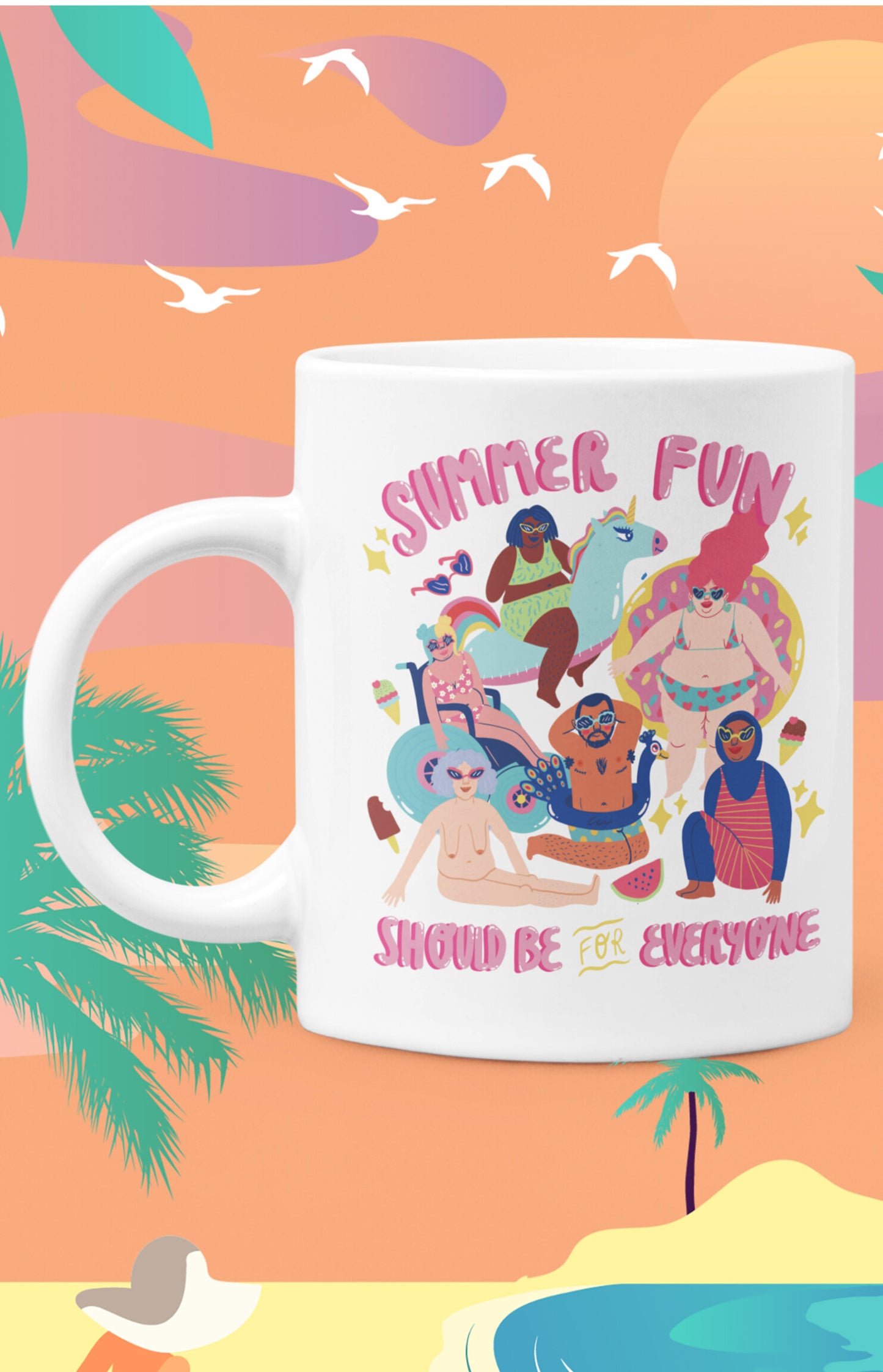 Ceramic mug - Summer fun