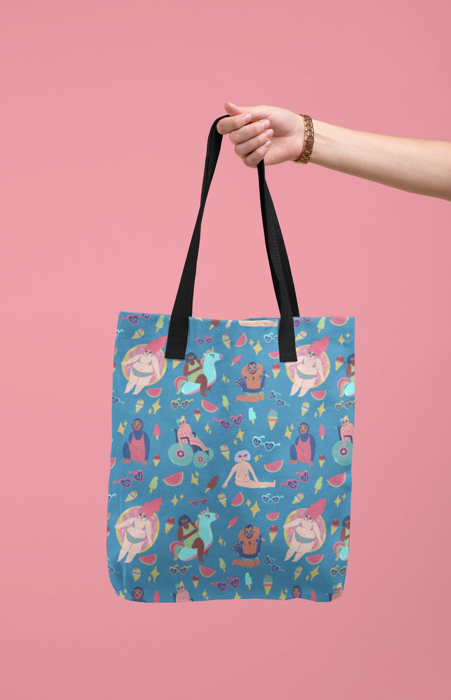 Tote bag con stampa all over - Summer fun