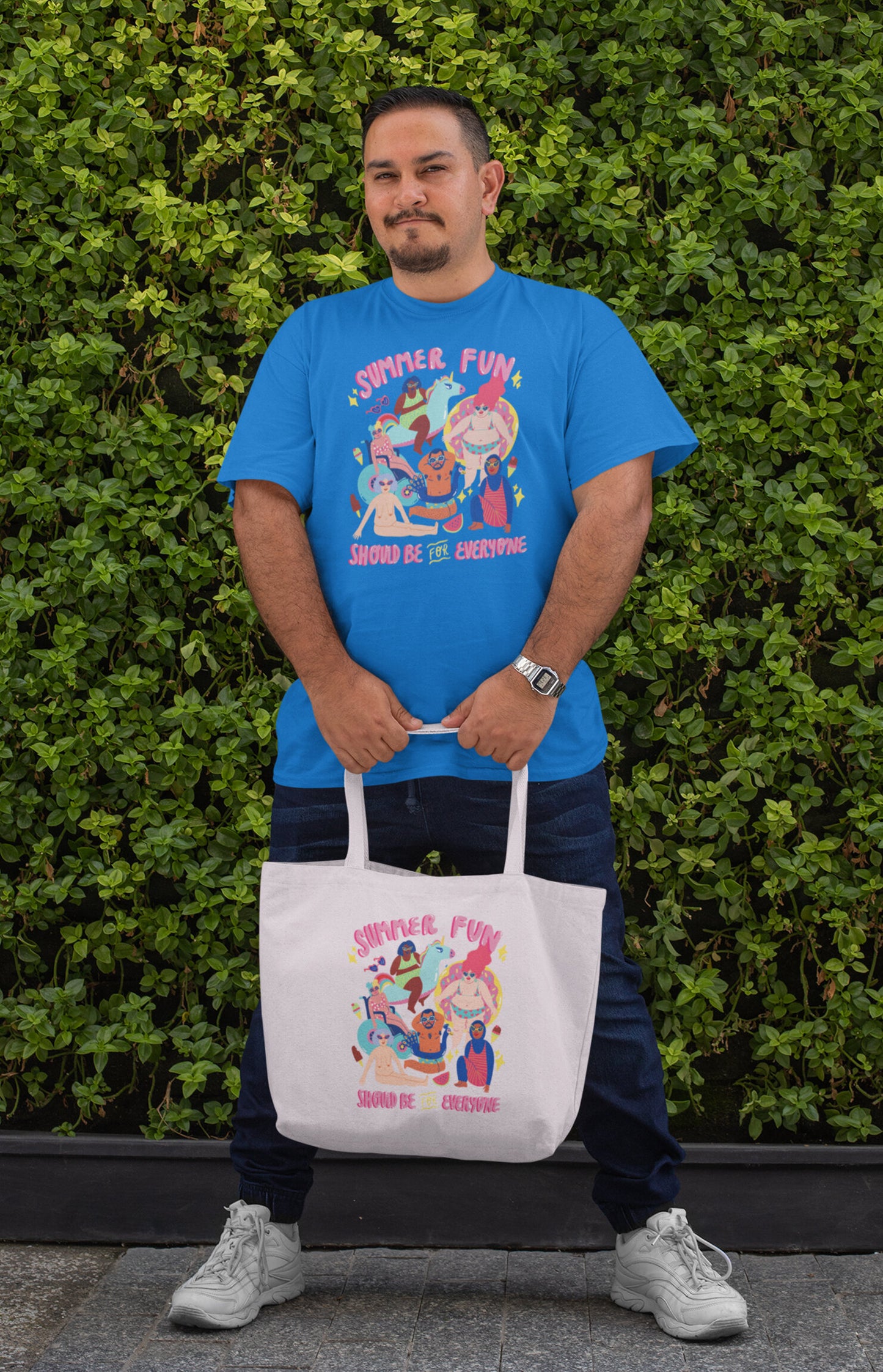 Tote bag grande - Summer fun