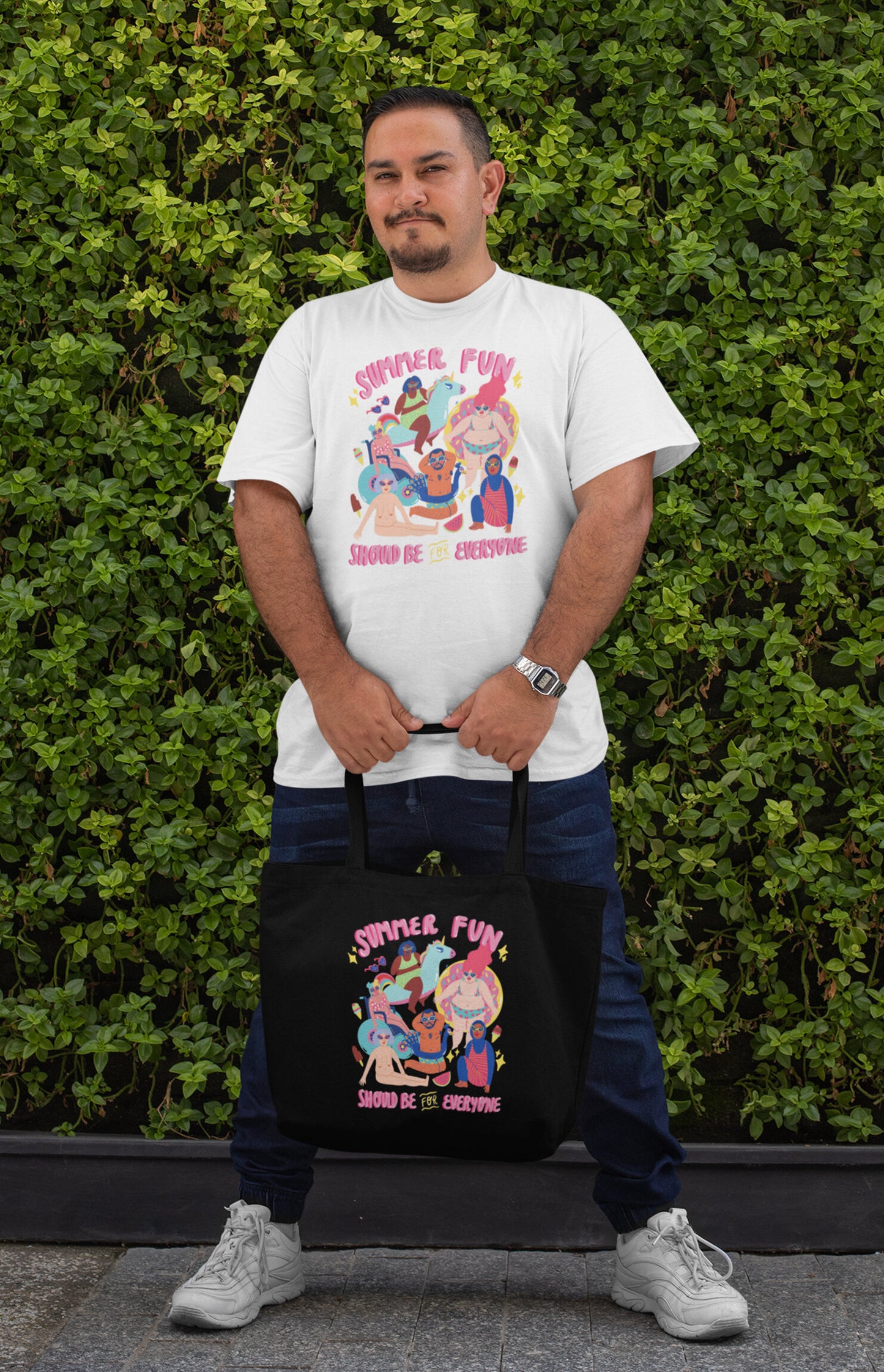 Tote bag grande - Summer fun