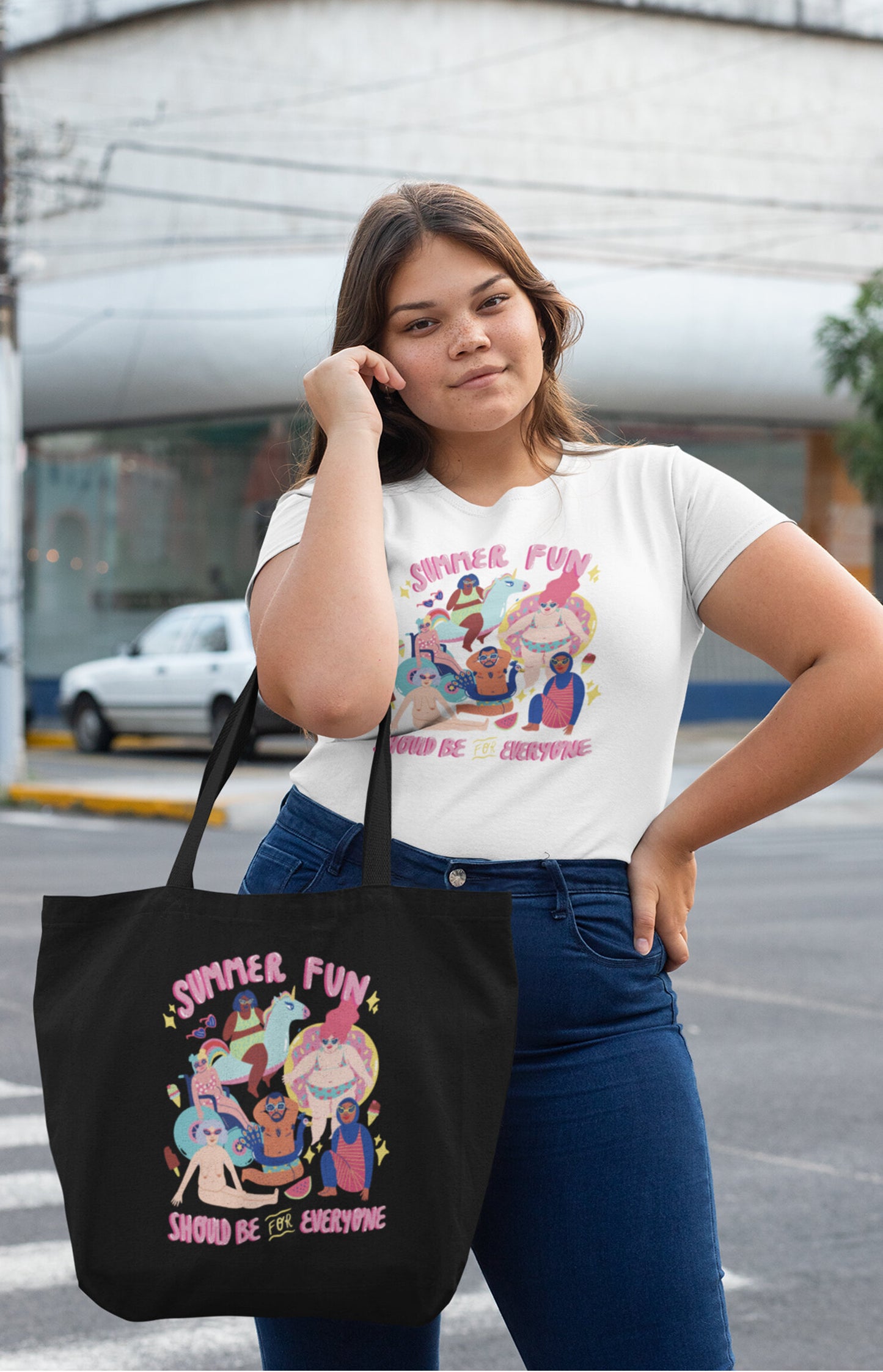 Tote bag grande - Summer fun