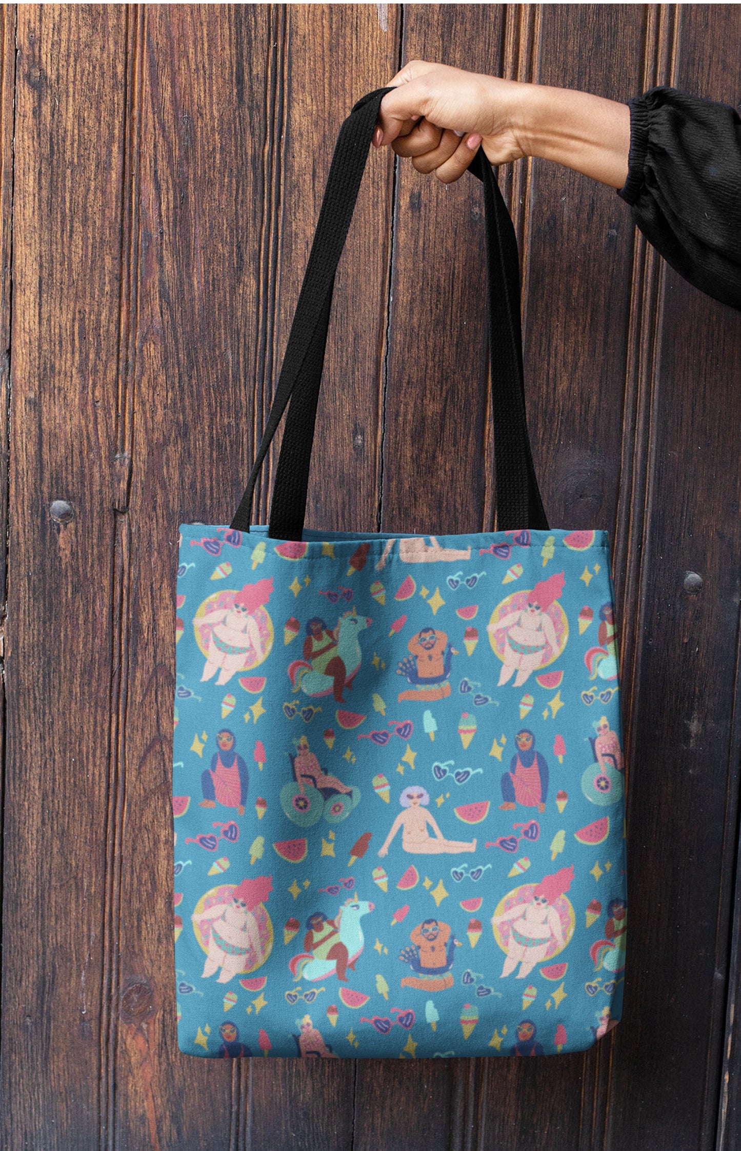 Tote bag con stampa all over - Summer fun