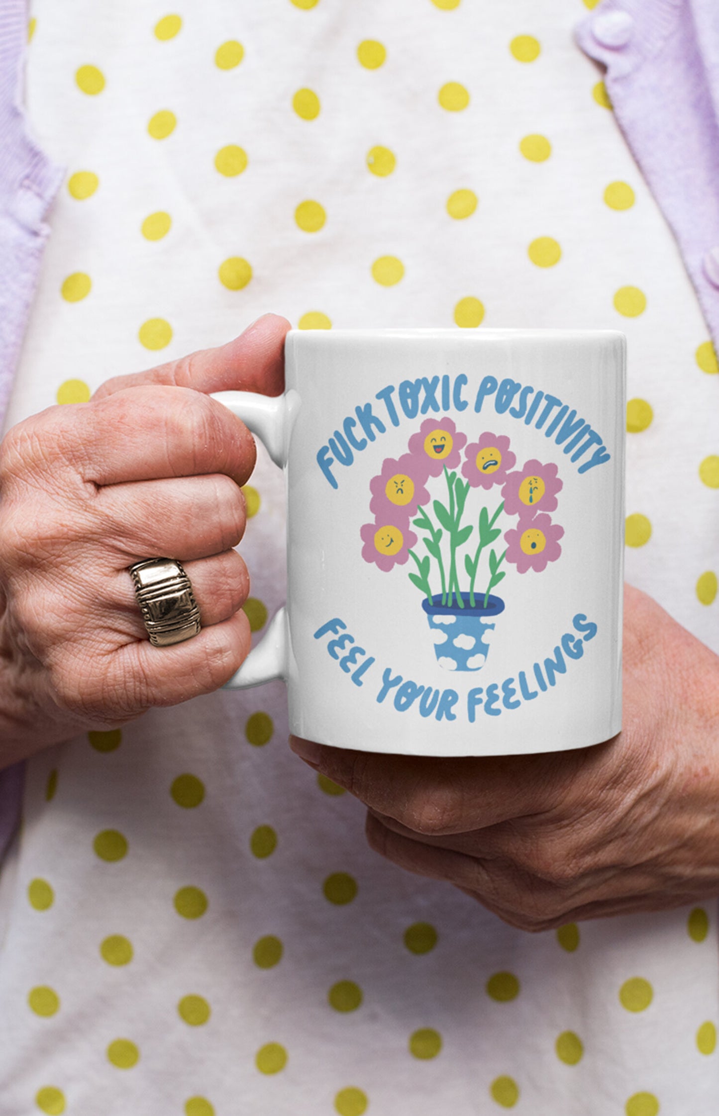 Ceramic mug - Feel your feelings